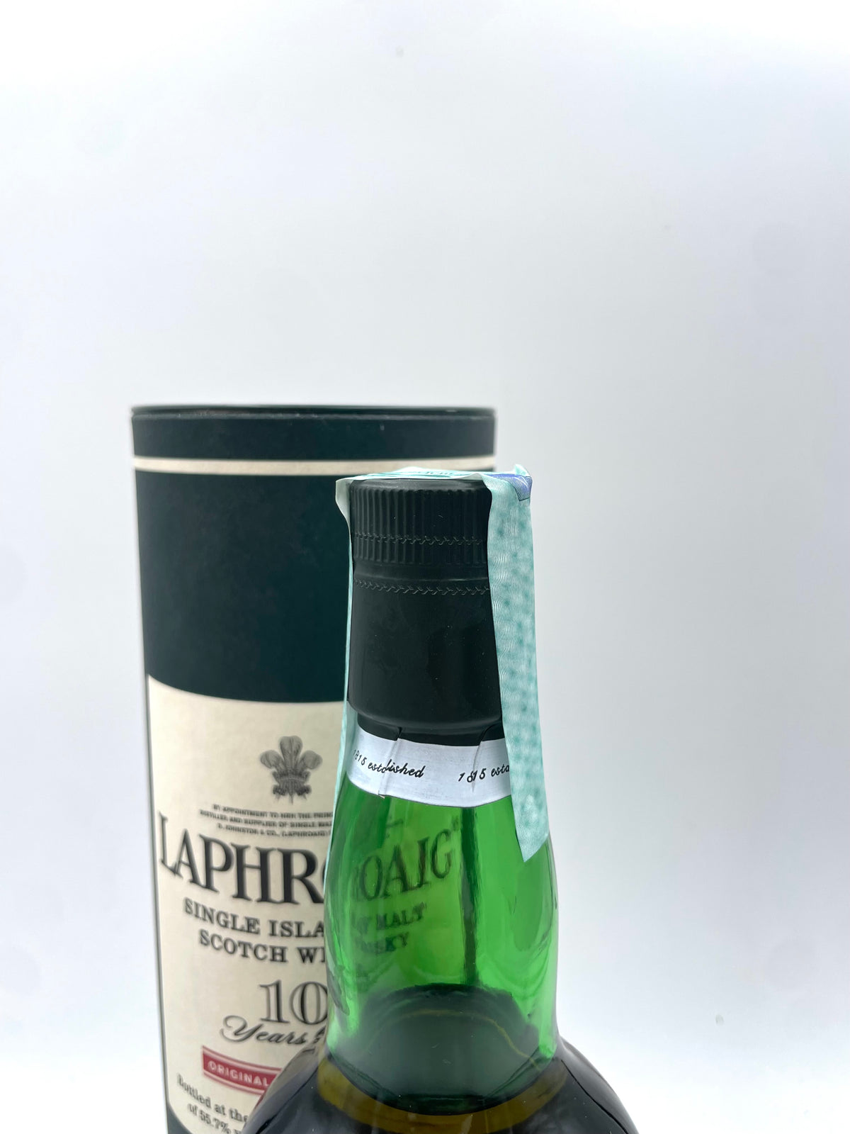 Laphroaig - 10 YO Original Cask Strength Single Islay Malt Scotch Whisky - Anni '00s
