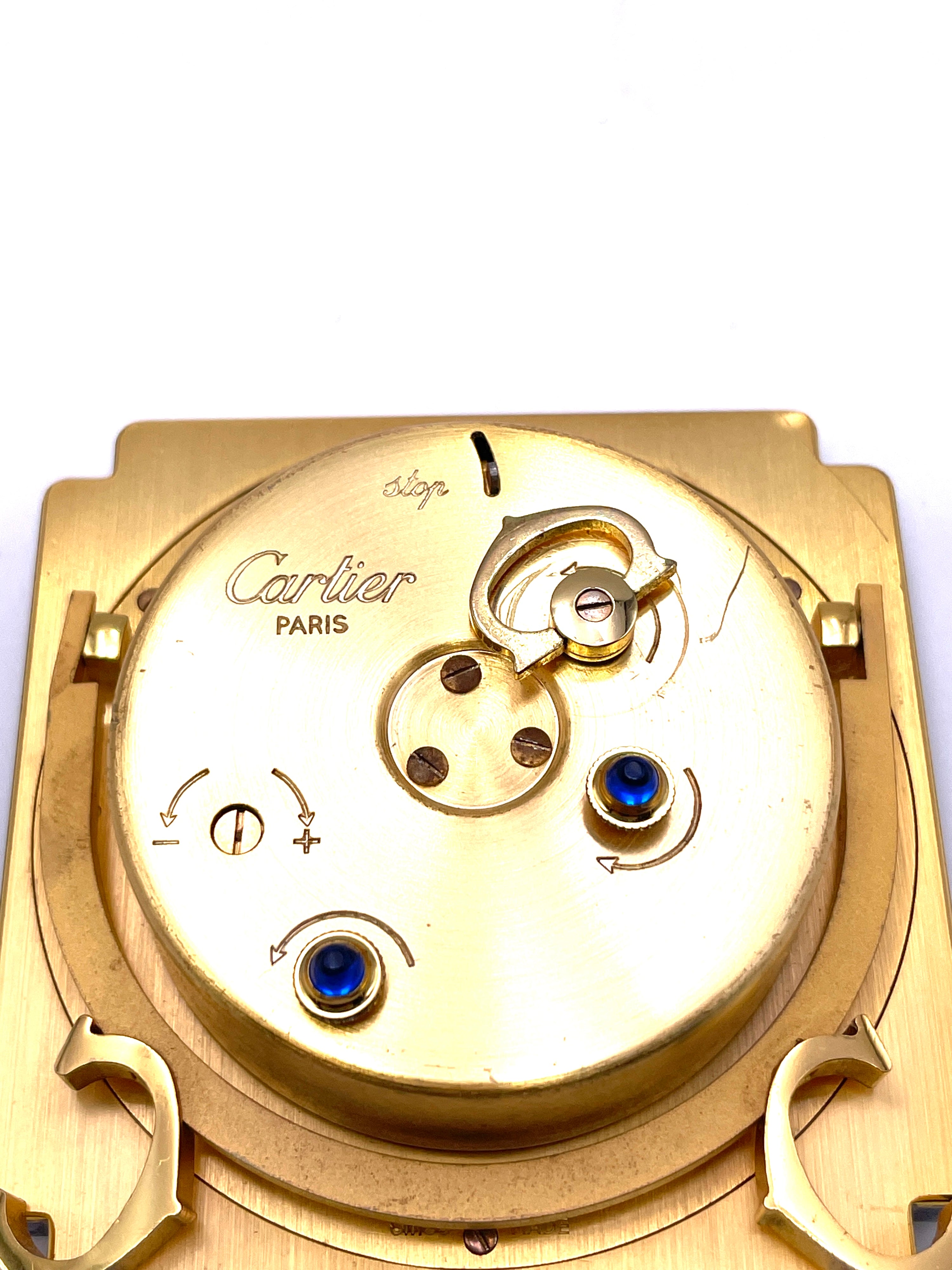 Cartier - Pendulette Squadrato - Sveglia Meccanica