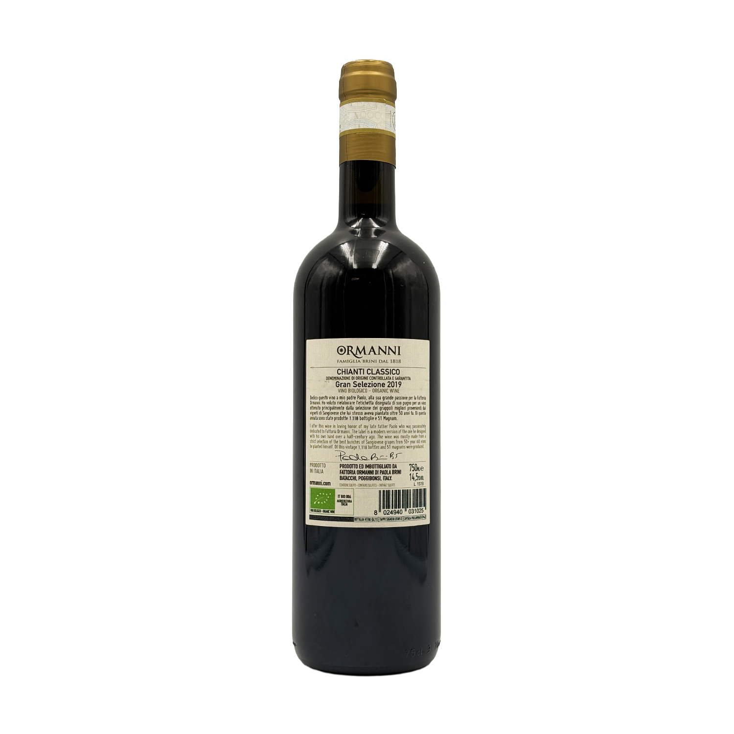 Ormanni - Chianti Classico Gran Selezione - 2019