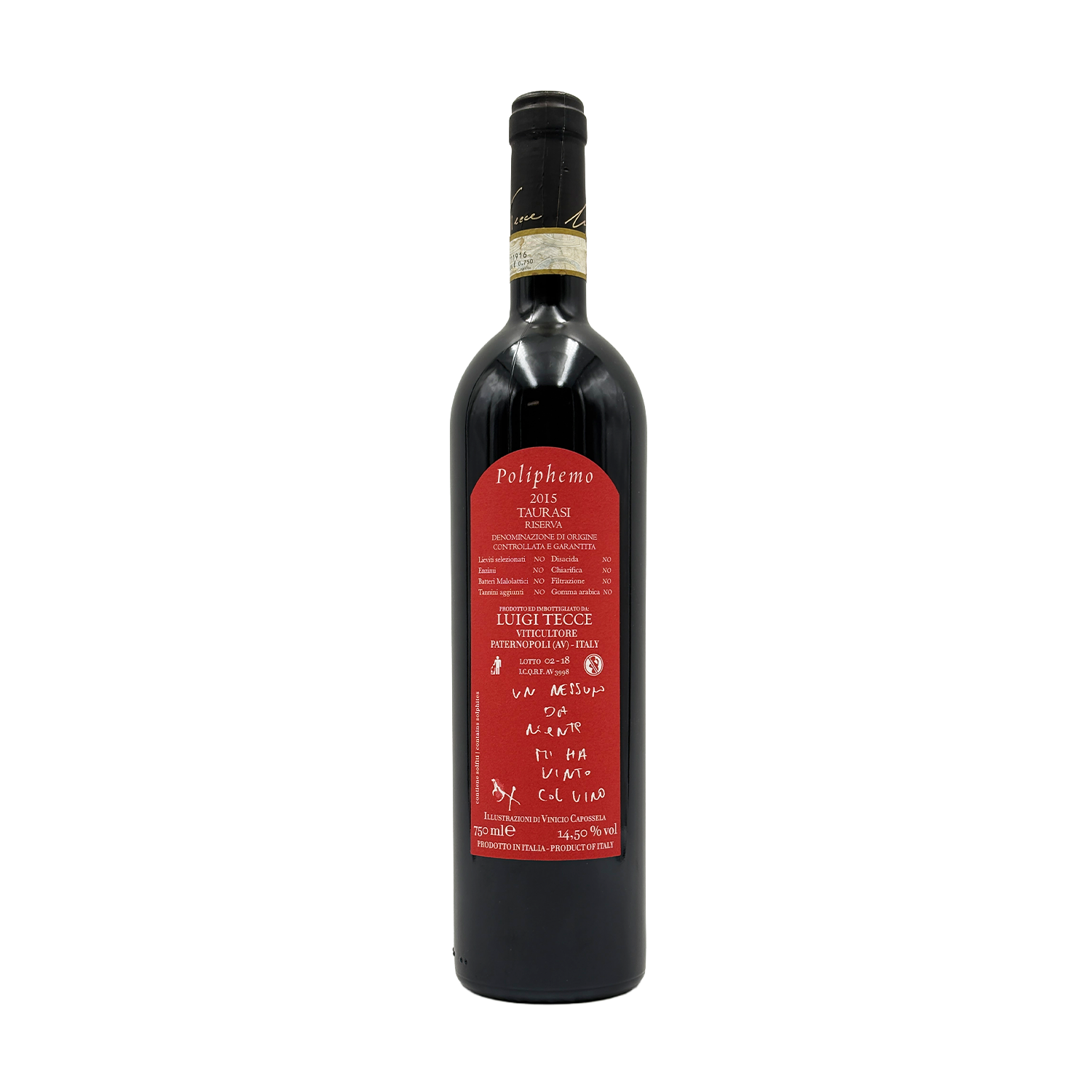 Luigi Tecce - Poliphemo Taurasi Riserva Viti Vecchie - 2015