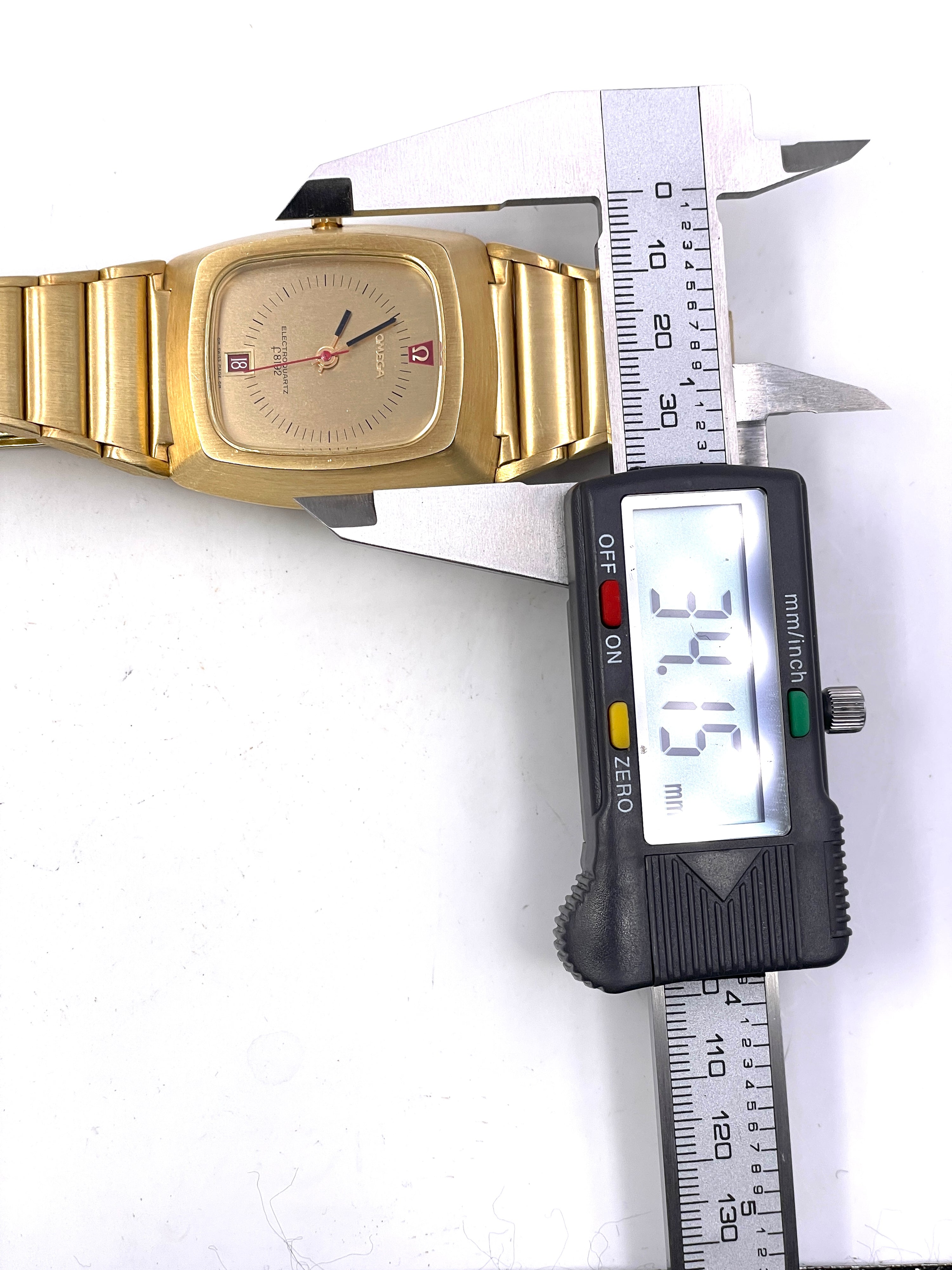 Omega - Electroquartz F8192 - Oro 18K - Ref.196.005 - Orologio Vintage - Raro