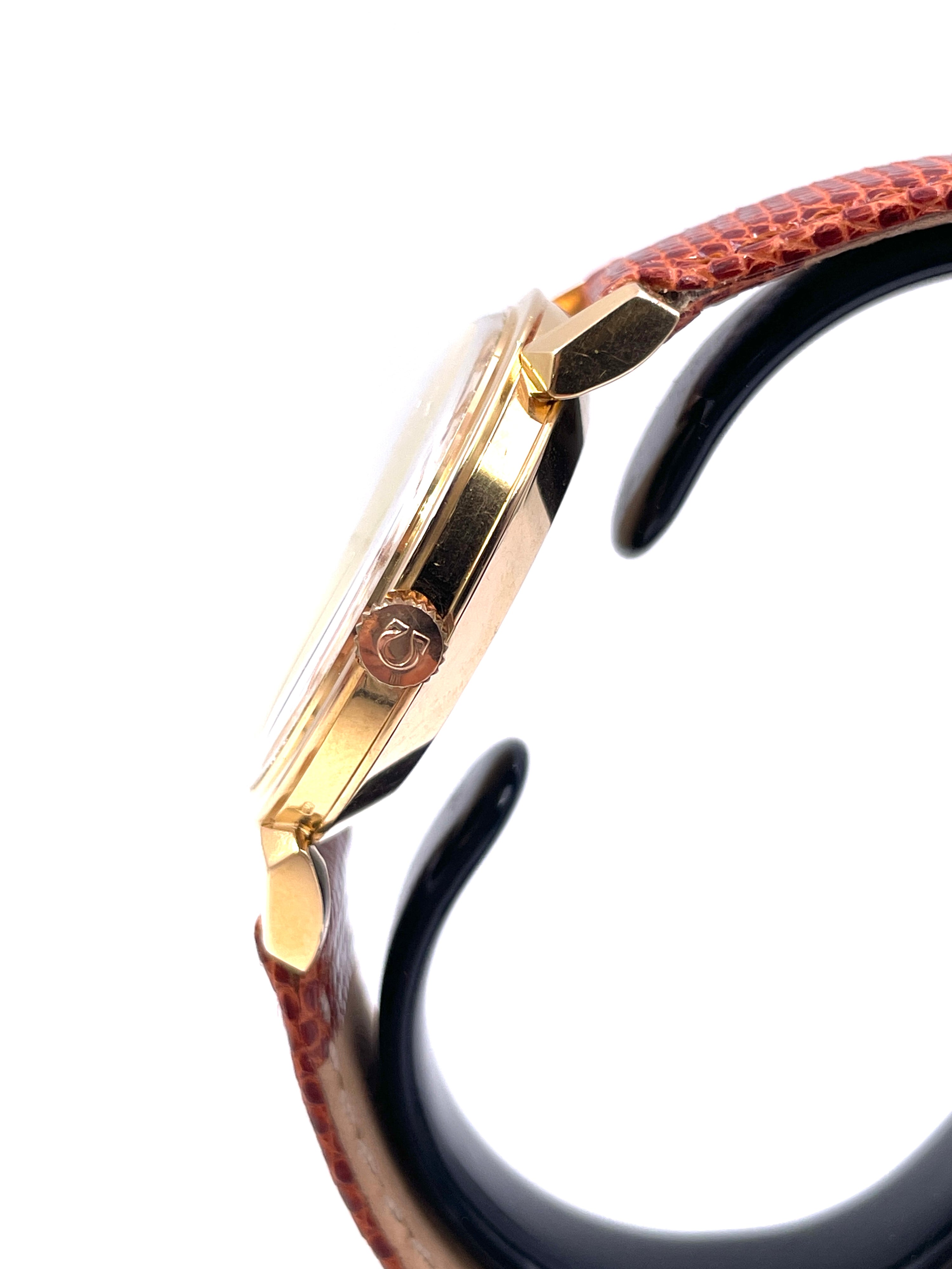 Omega - Automatico Oro 18K - Cal.354 Ref.2710 - Completo di Scatola e di Garanzia - Vintage