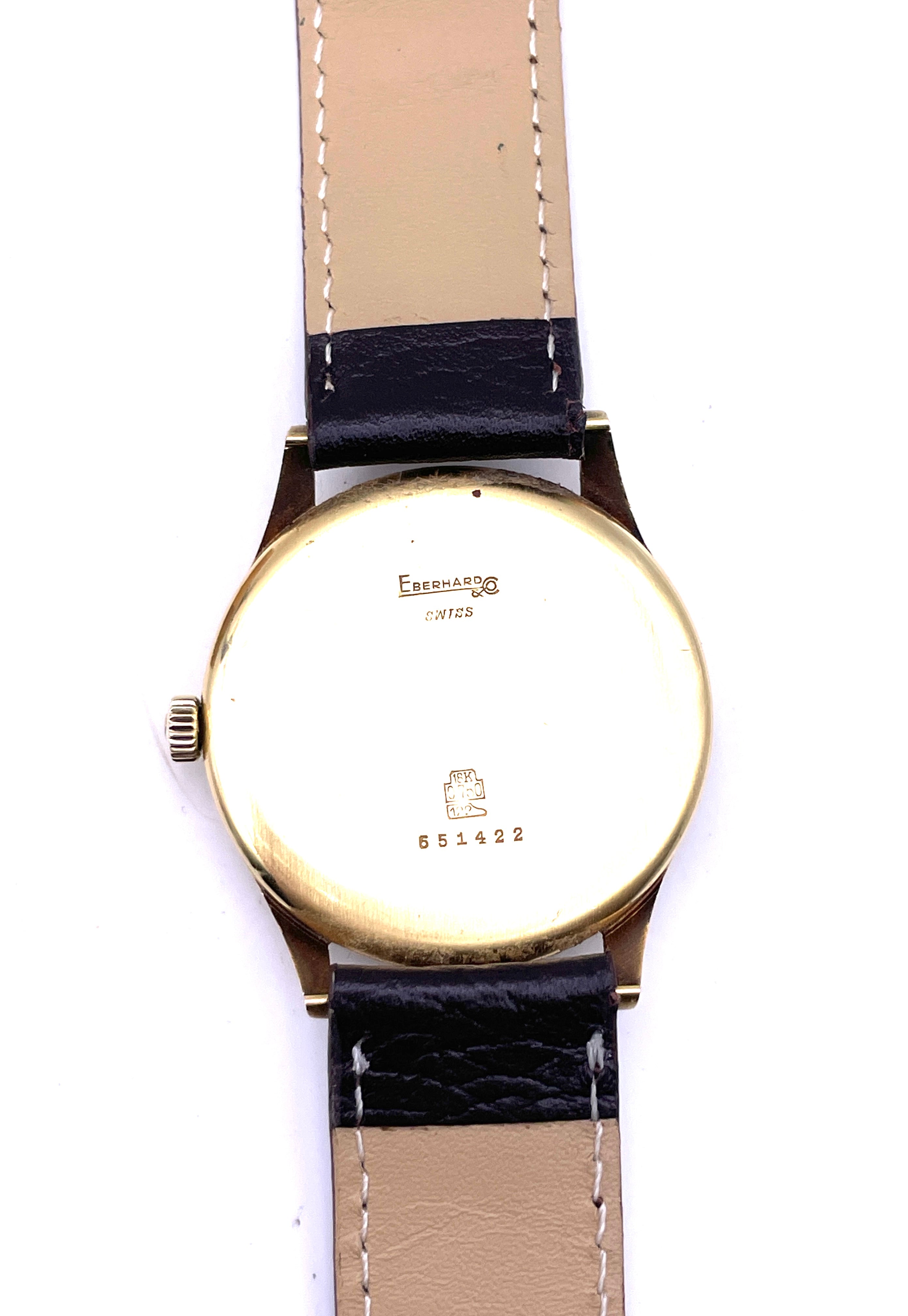 Eberhard - Oro 18K - Carica Manuale - Vintage - 31mm