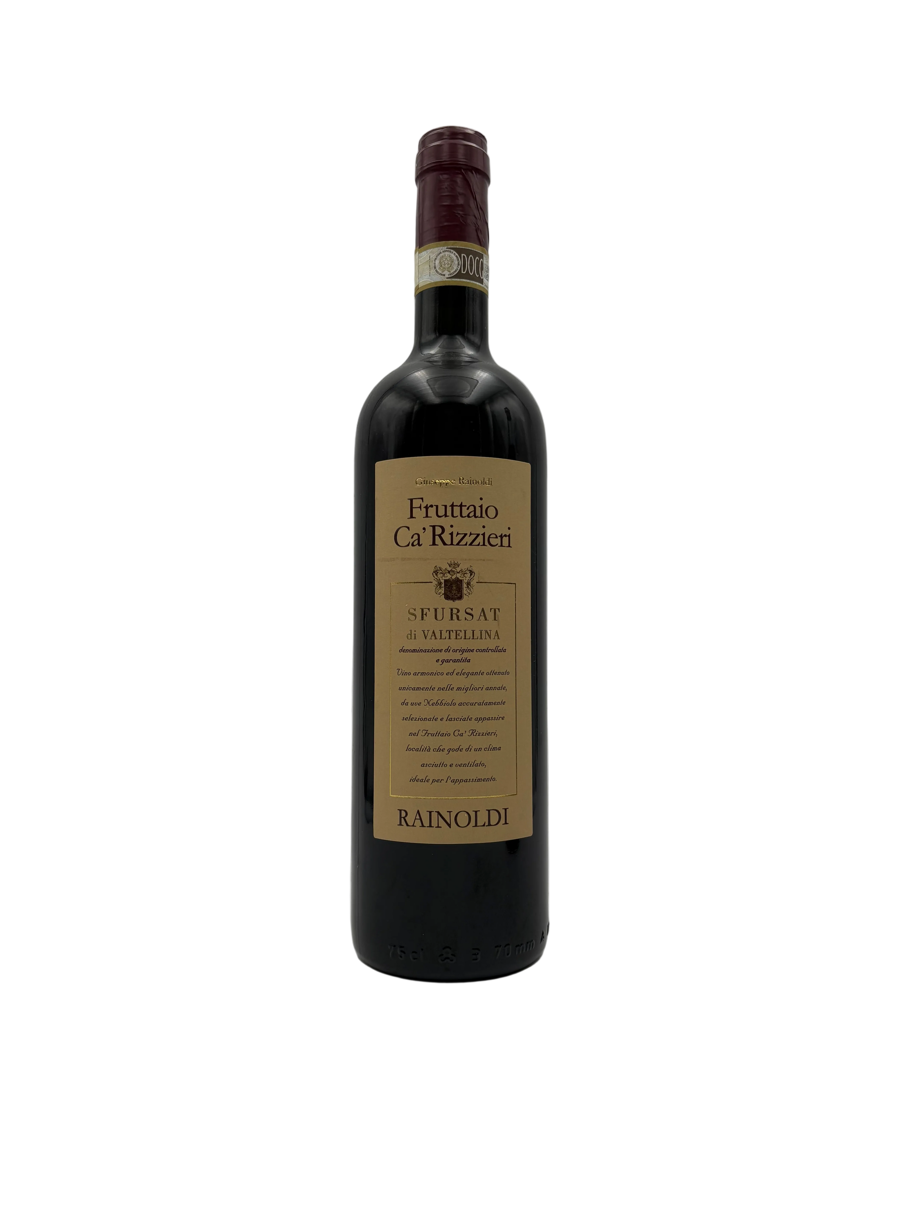 2015 - Rainoldi - Fruttaio Ca’ Rizzieri Sfursat di Valtellina