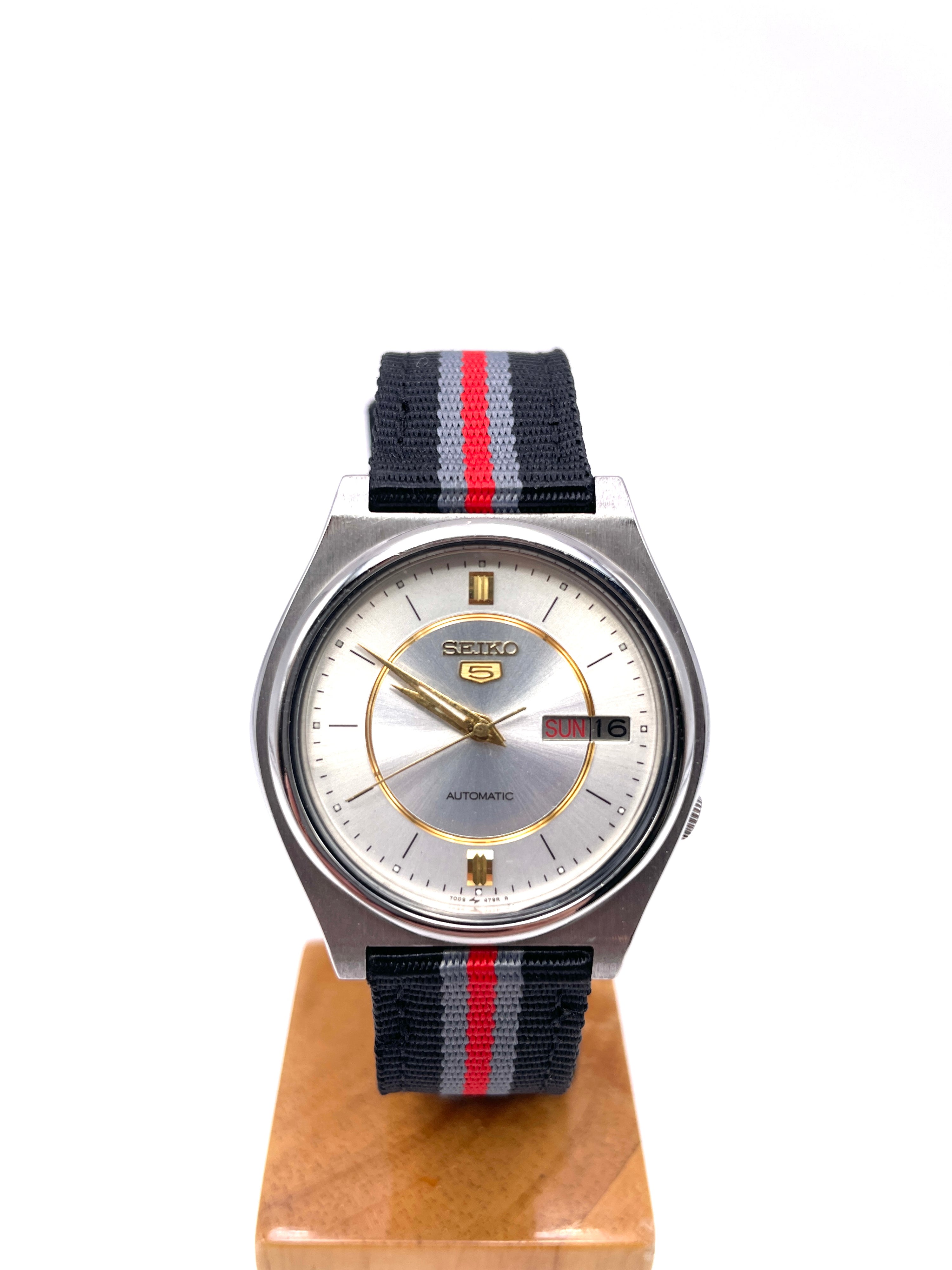 Seiko - 5 Automatico 7009 3170 - Acciaio Vintage Originale - 36mm