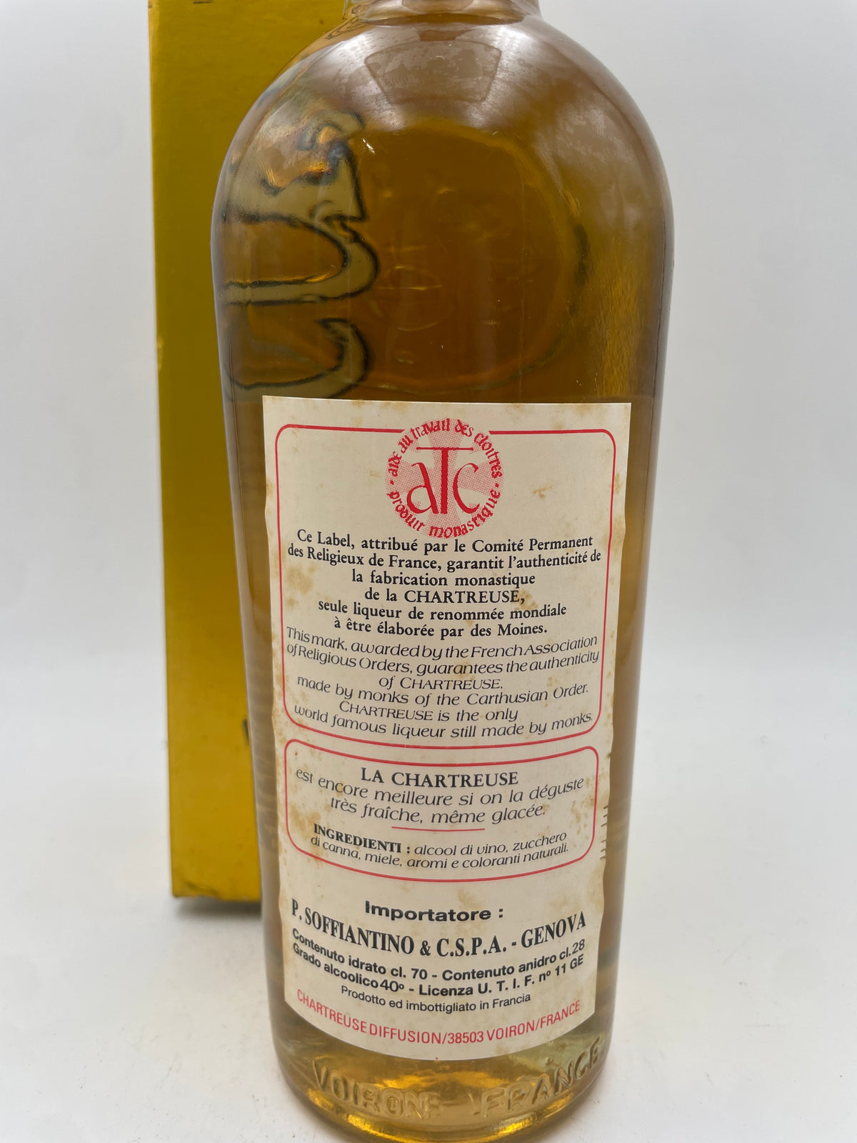 Chartreuse - Jaune - Liqueur - Anni '80s