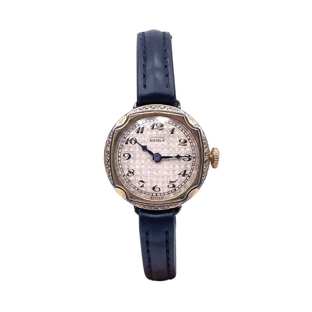 Ermes - Oro Massiccio 18K - Orologio da Donna Vintage - 25mm - Molto Raro