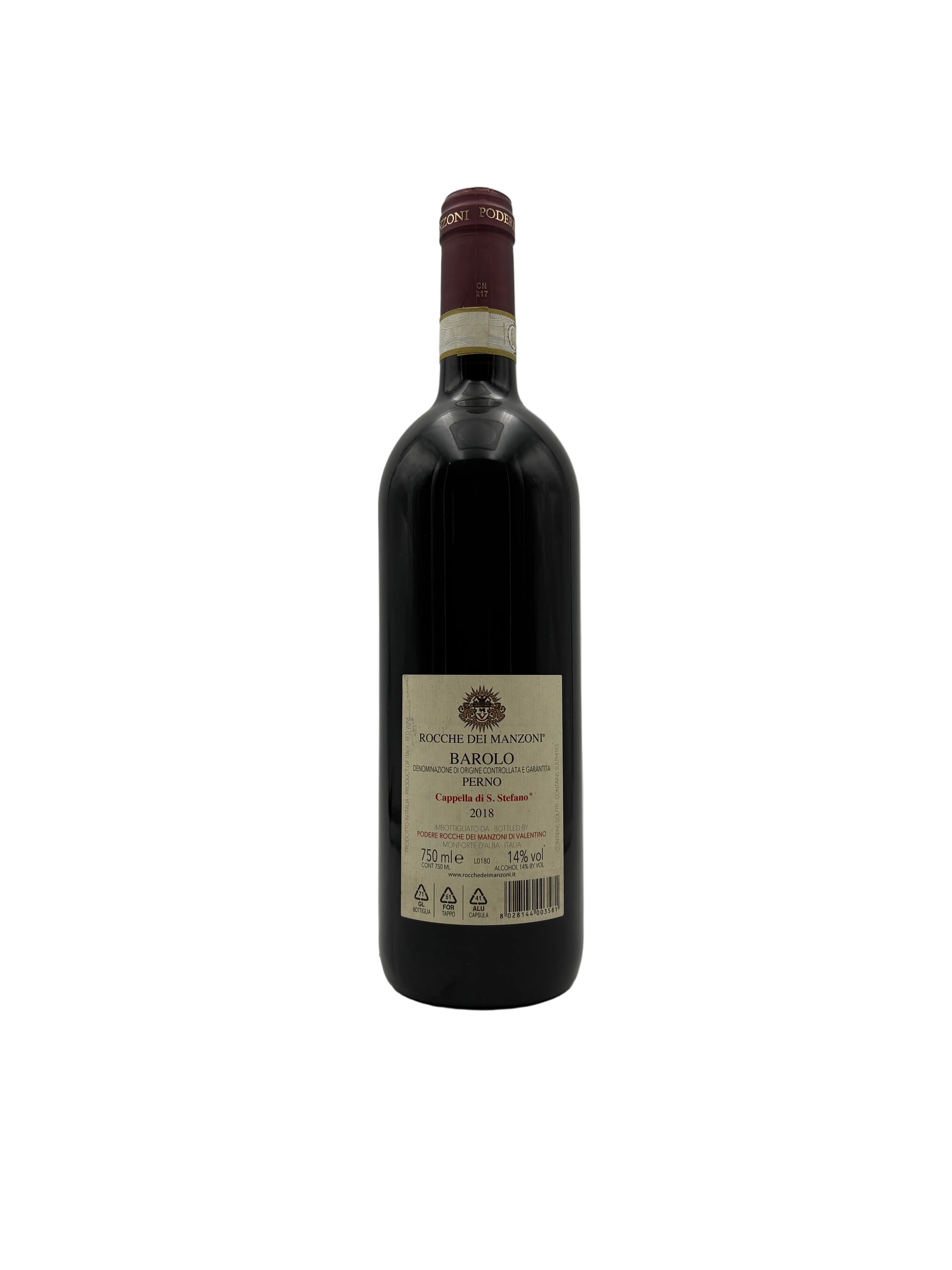2018 - Rocche dei Manzoni - Barolo Perno