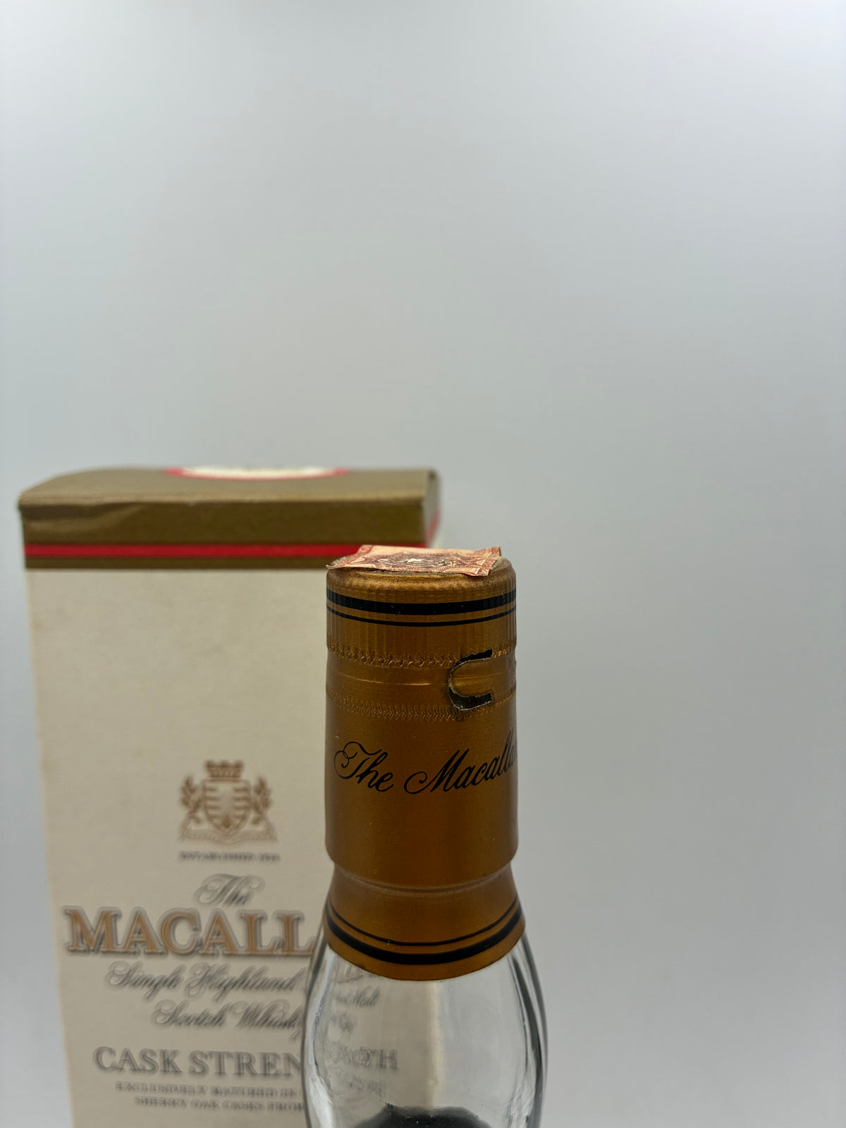 Macallan - Single Highland Malt Cask Strength Scotch Whisky 10 YO - Anni '1980s