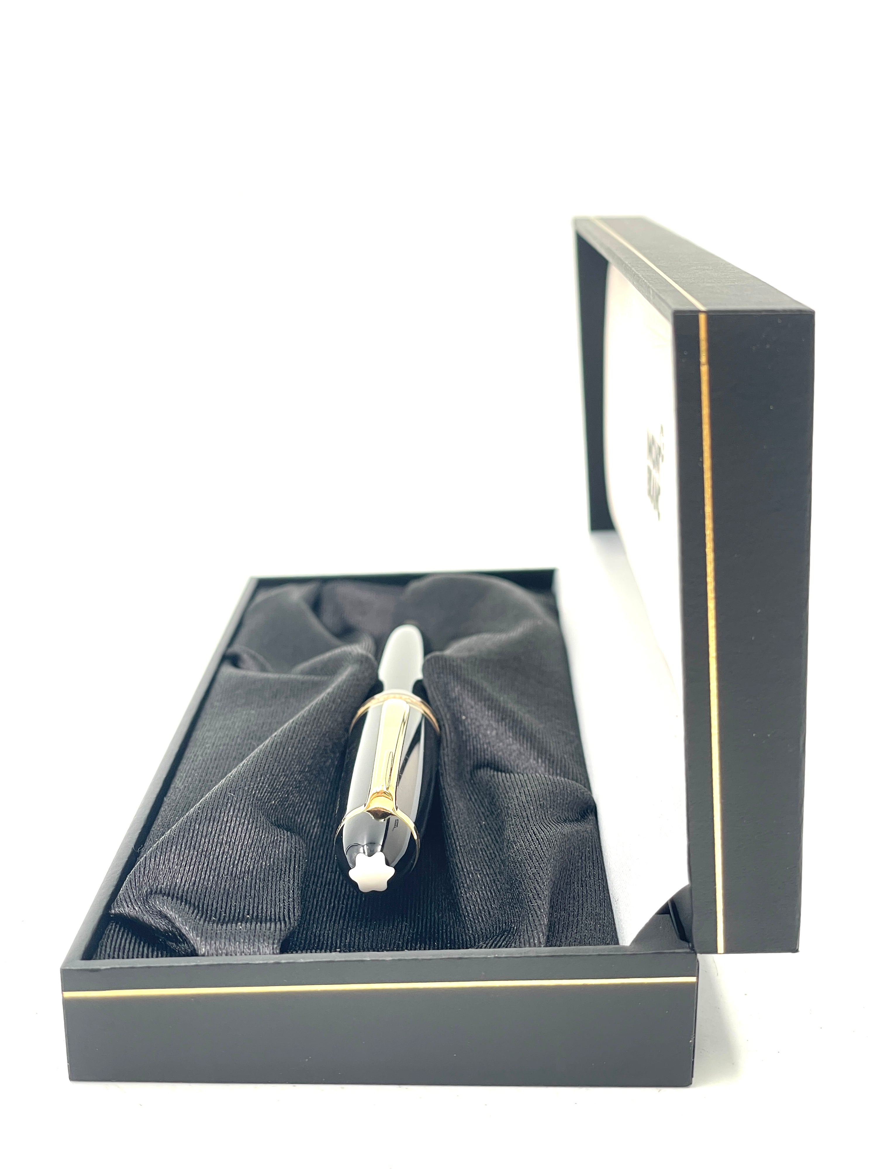 Montblanc - Penna a Sfera Meisterstuck - Placcata in Oro Legrand - Full Sett