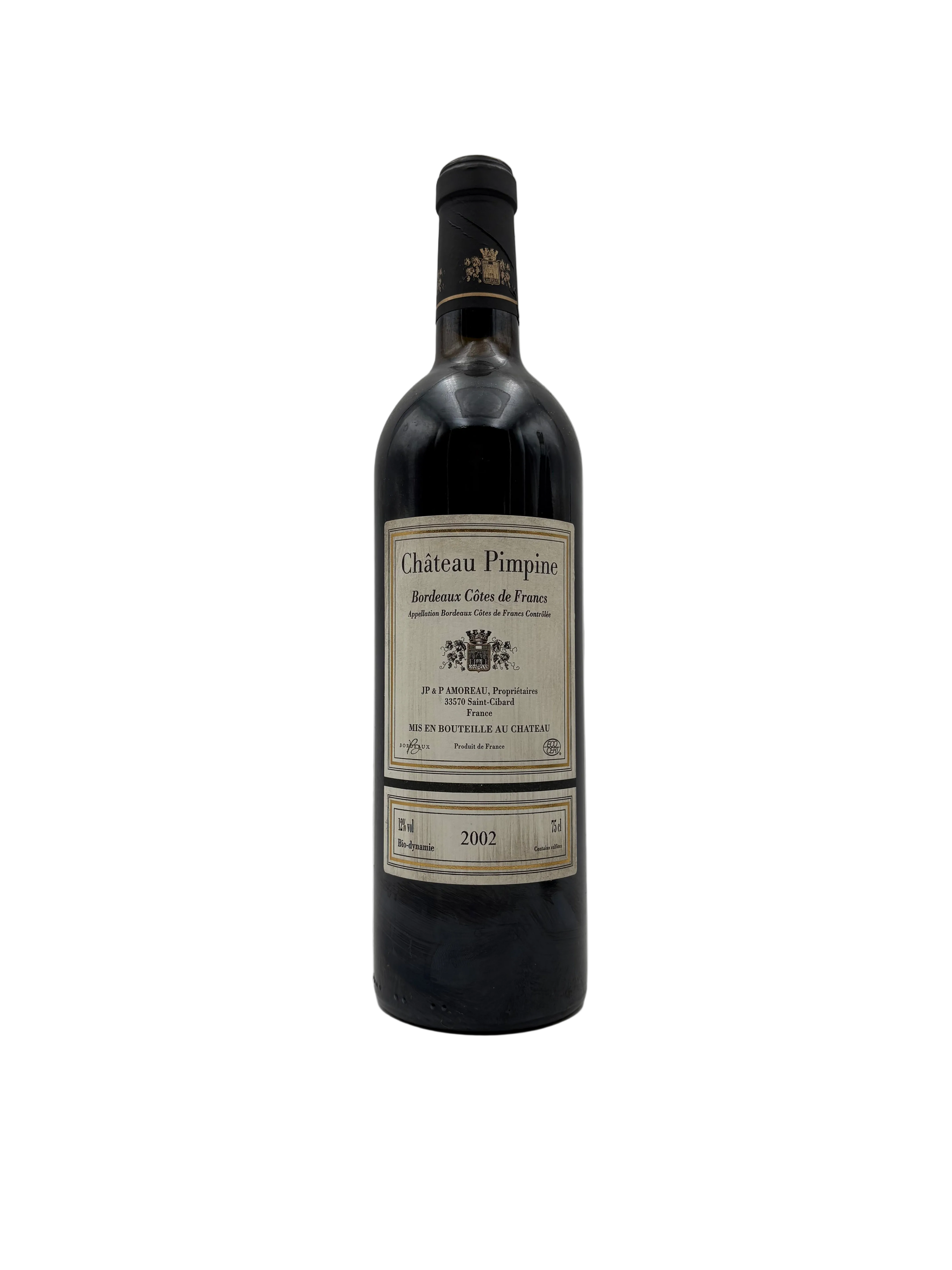2002 - Château Pimpine - Bordeaux Côtes de Francs