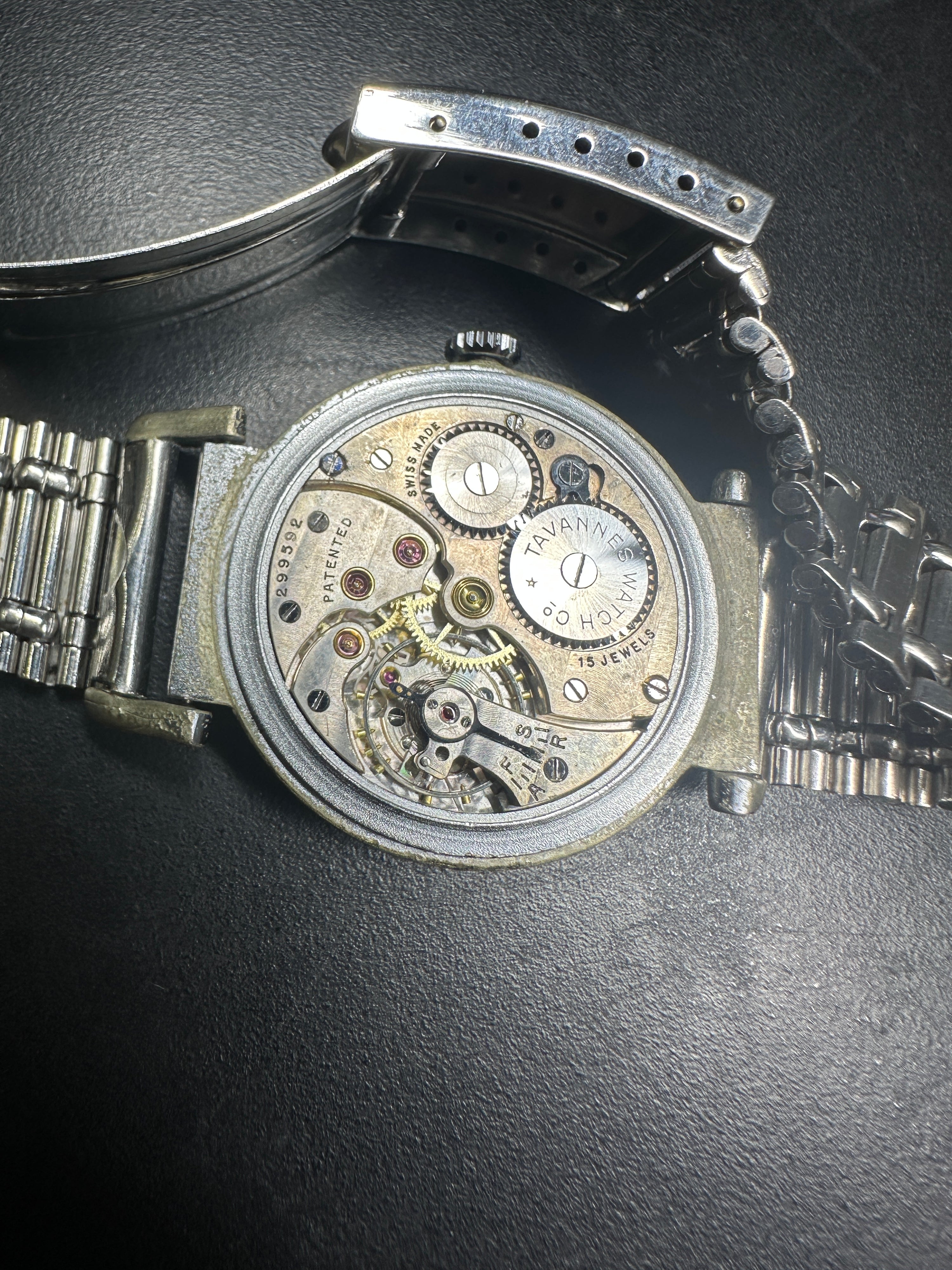 A Marchand La Chaux - De - Fonds - Chrono Landeron 248 - Steel Waterproof - NOS