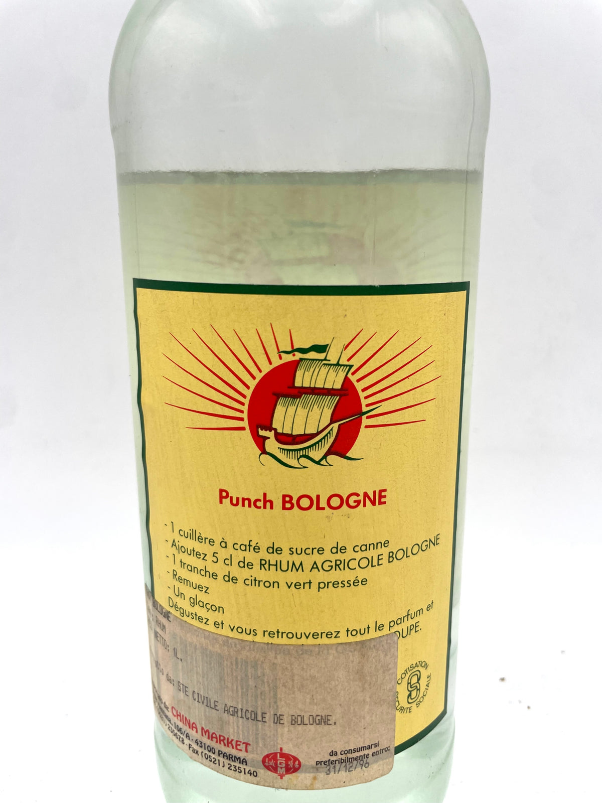 Bologne - Rhum Agricole De La Guadaeloupe - Anni '80s