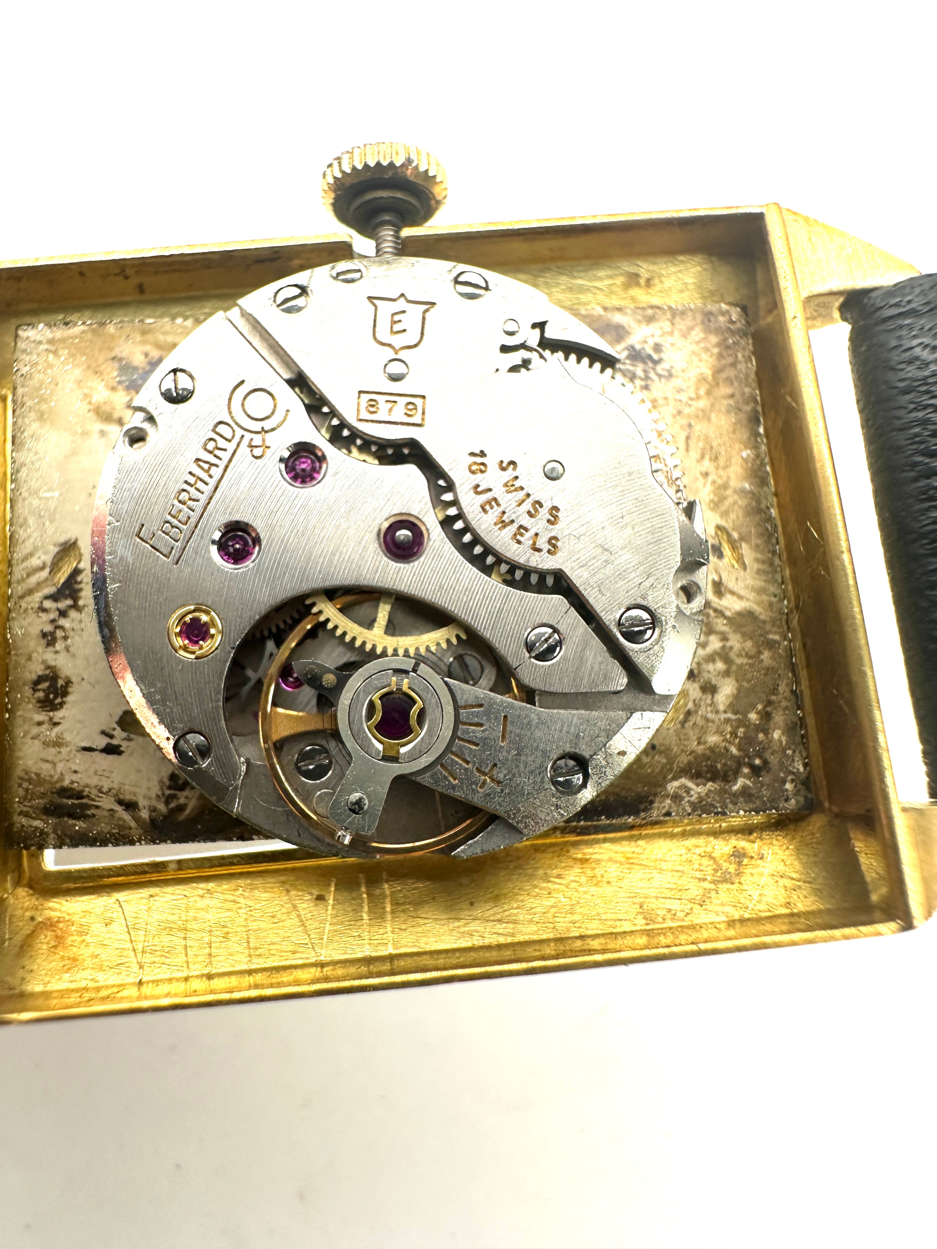 Eberhard & Co - Orologio Uomo Oro 18K - Manuale - Vintage Anni '60s