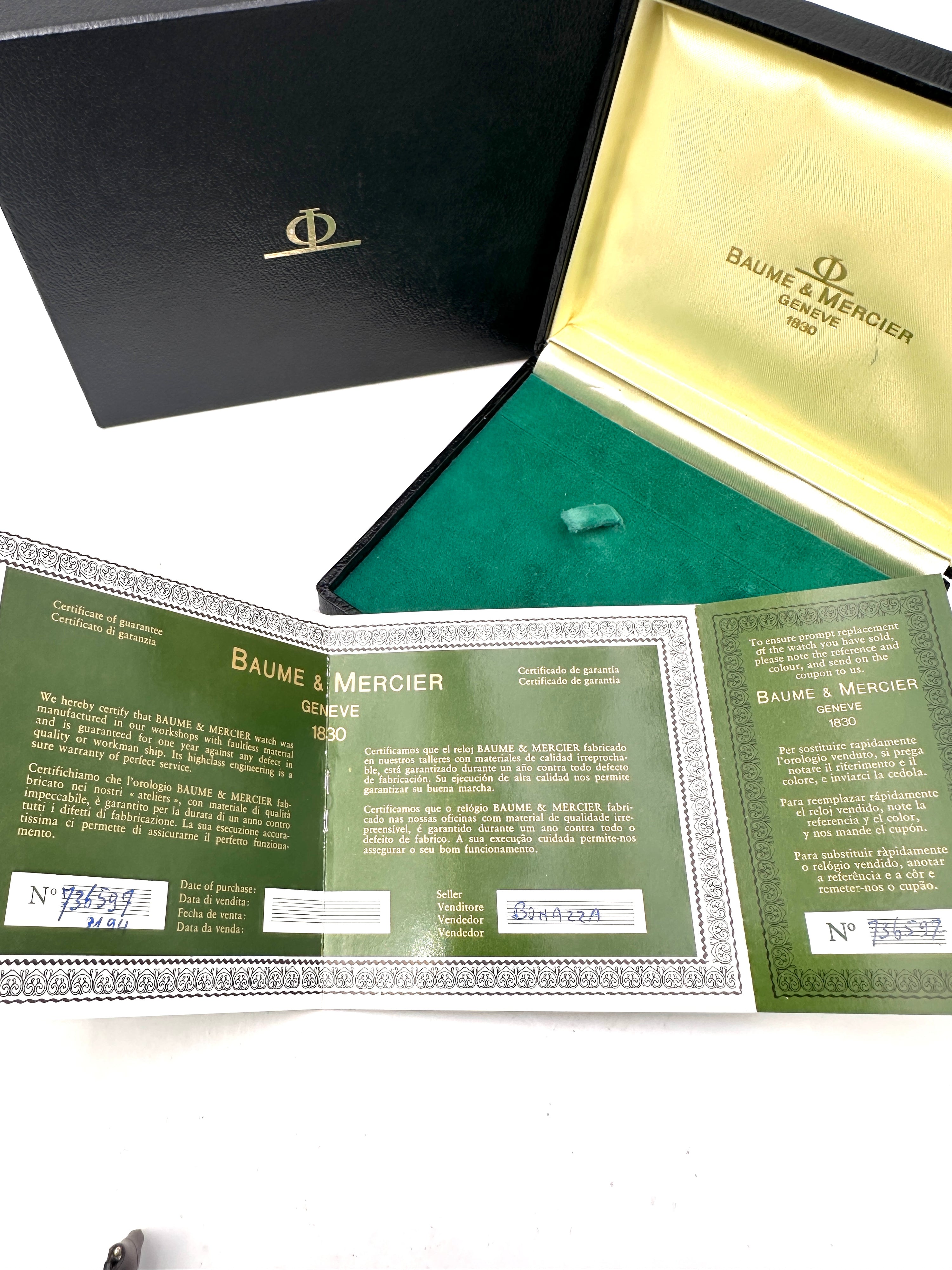 Baume & Mercier - Baumatic Oro 18K - Automatico - Fulle Set