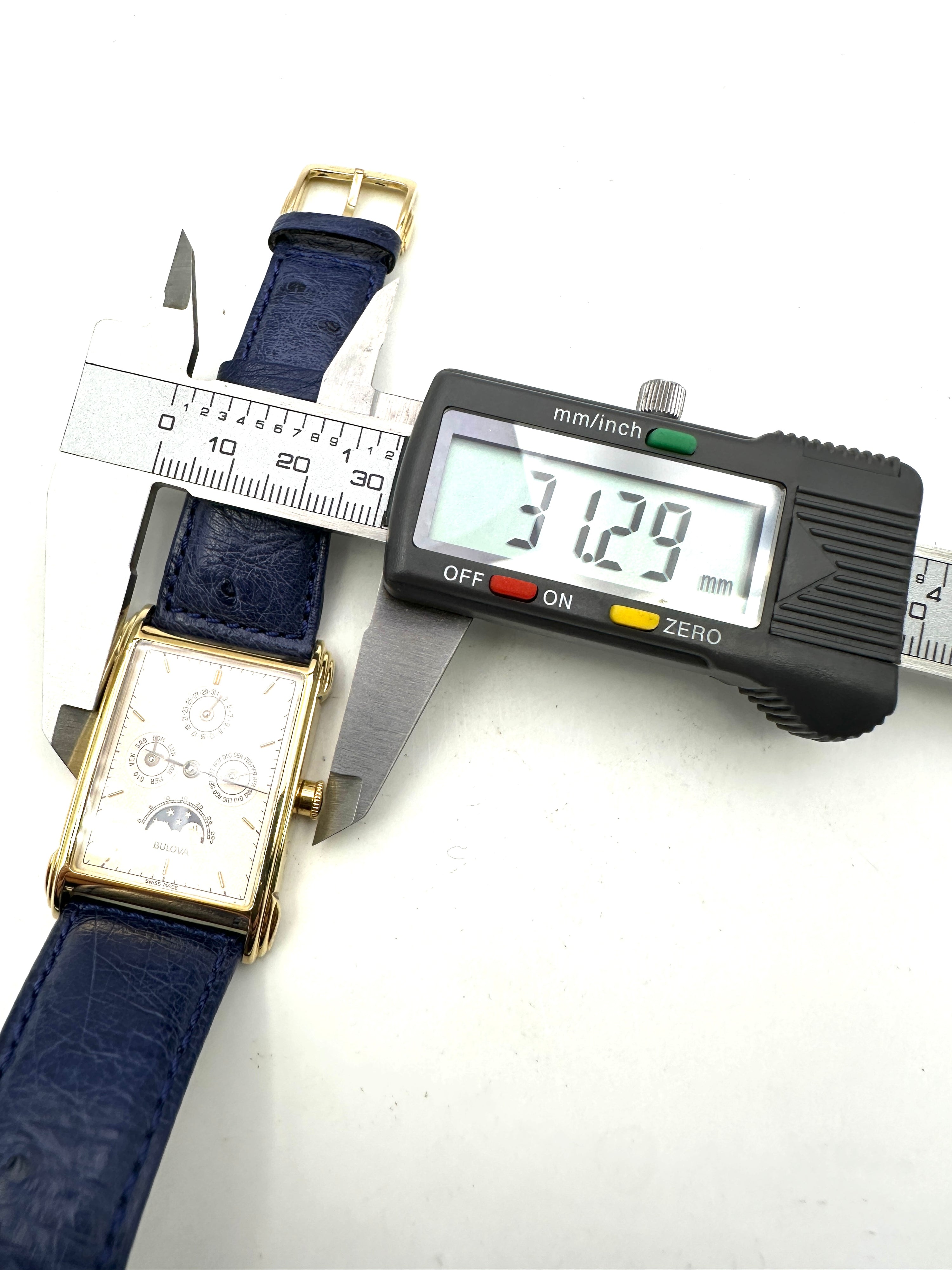 Bulova - Oro 18K - Calendario Completo Fasi Lunari - Swiss Made - Automatico