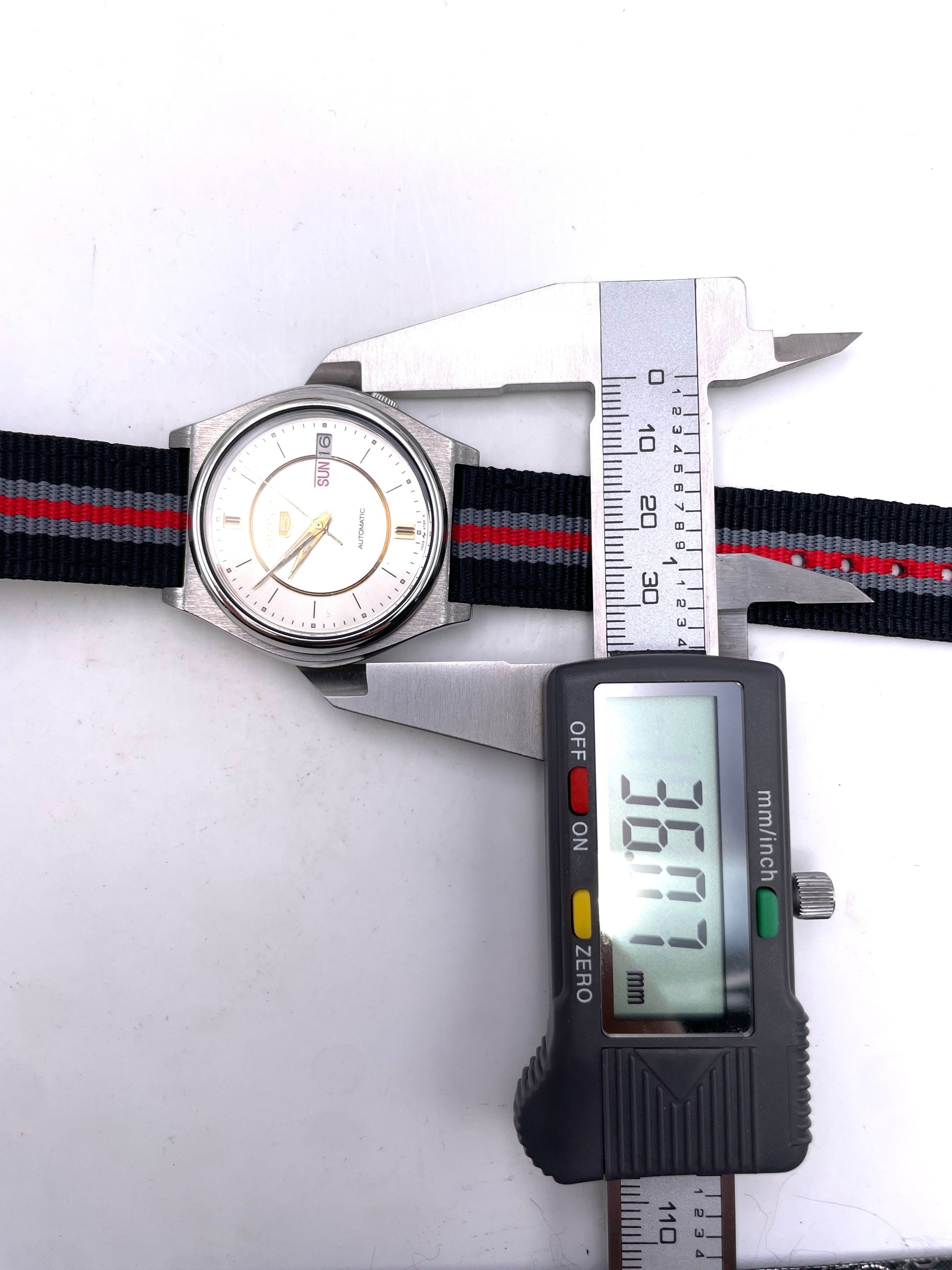 Seiko - 5 Automatico 7009 3170 - Acciaio Vintage Originale - 36mm