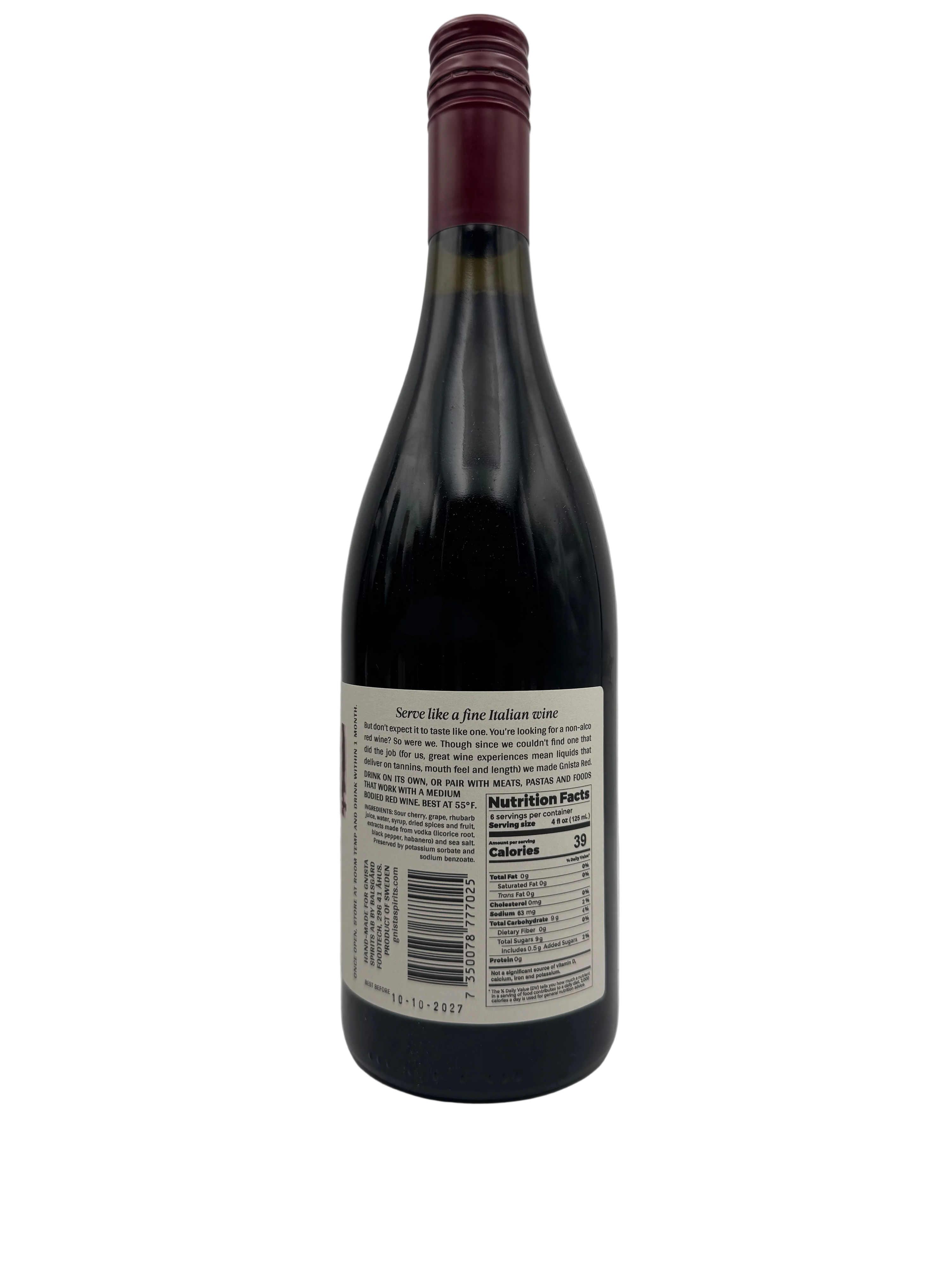 S.A. - Gnista - Italian Red Wine Alternative