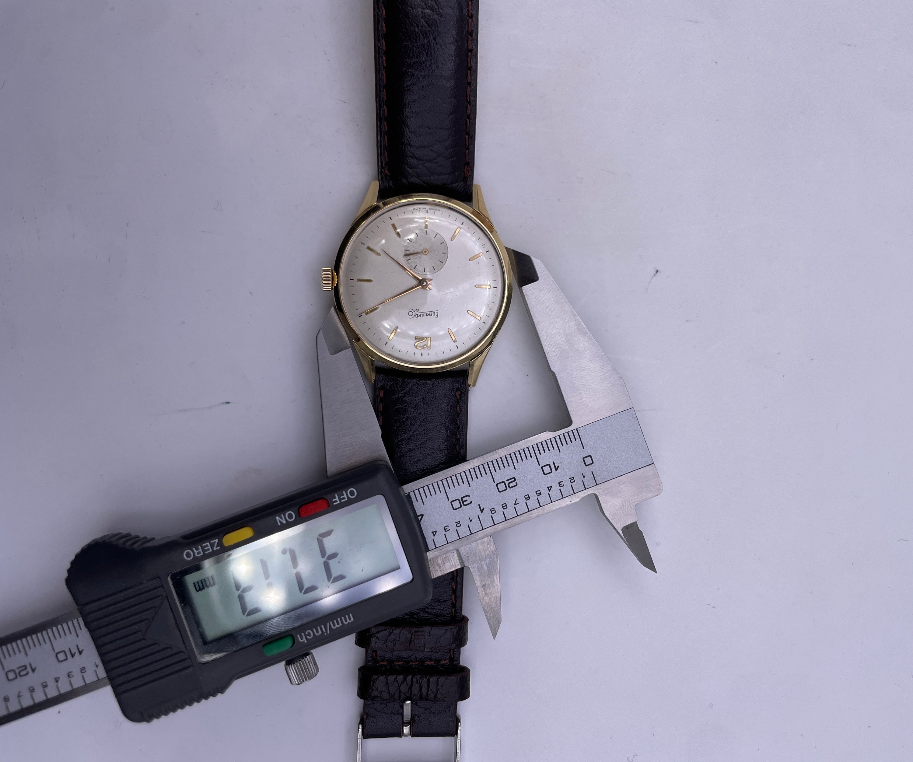 Eberhard - Oro 18K - Carica Manuale - Vintage - 31mm