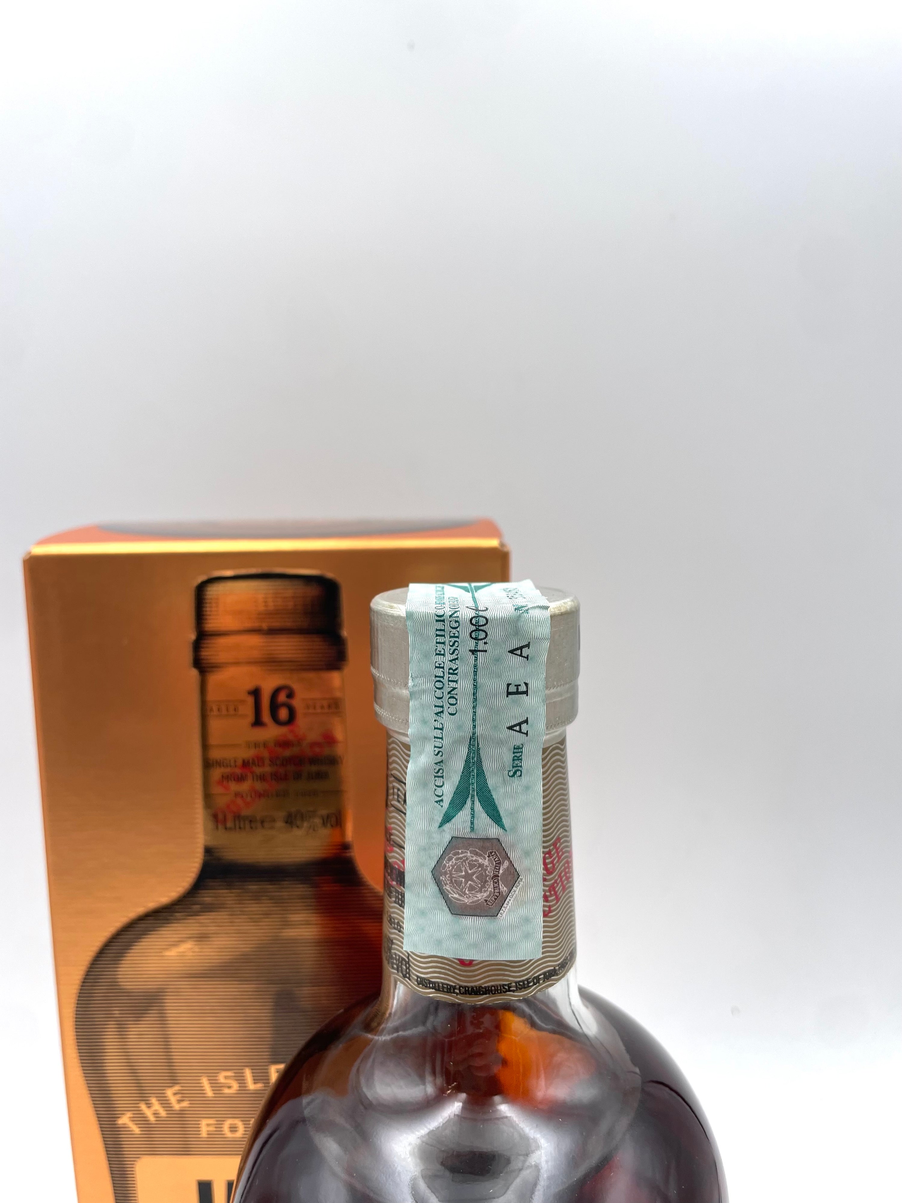 Isle Of Jura - 16 YO Single Malt Scotch Whisky - Vintage Collection - Anni '00s