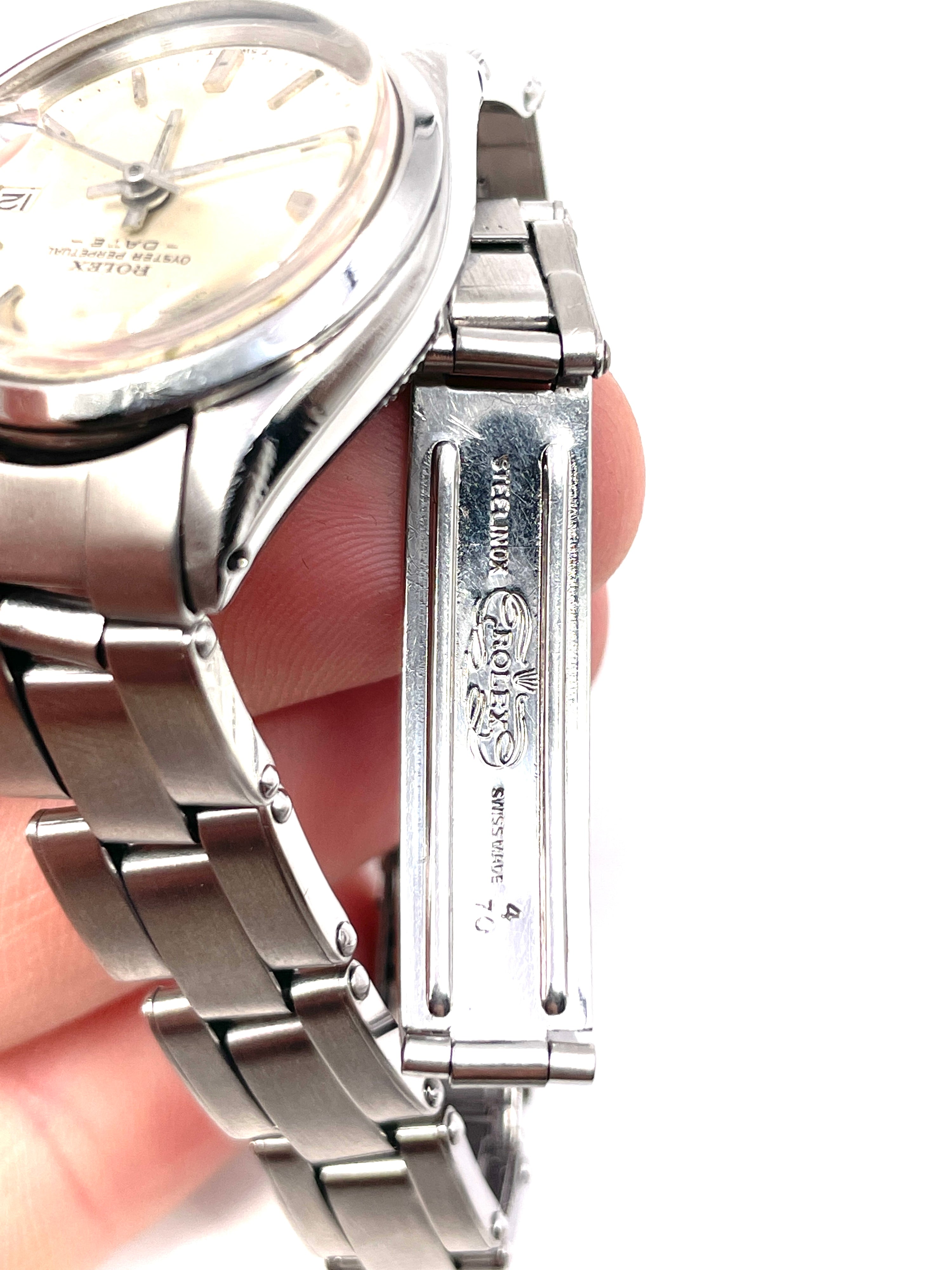 Rolex - Oyster Perpetual Date - 6516 Acciaio - Automatico con Scatola - 1968