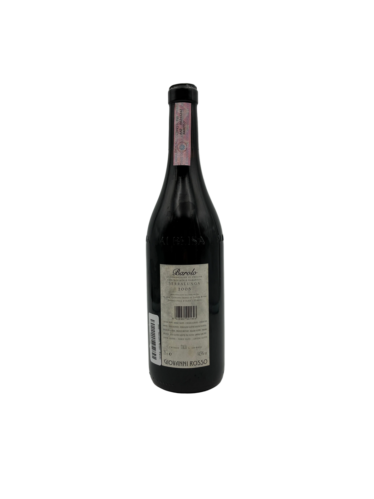 2005 - Giovanni Rosso - Barolo del Comune di Serralunga
