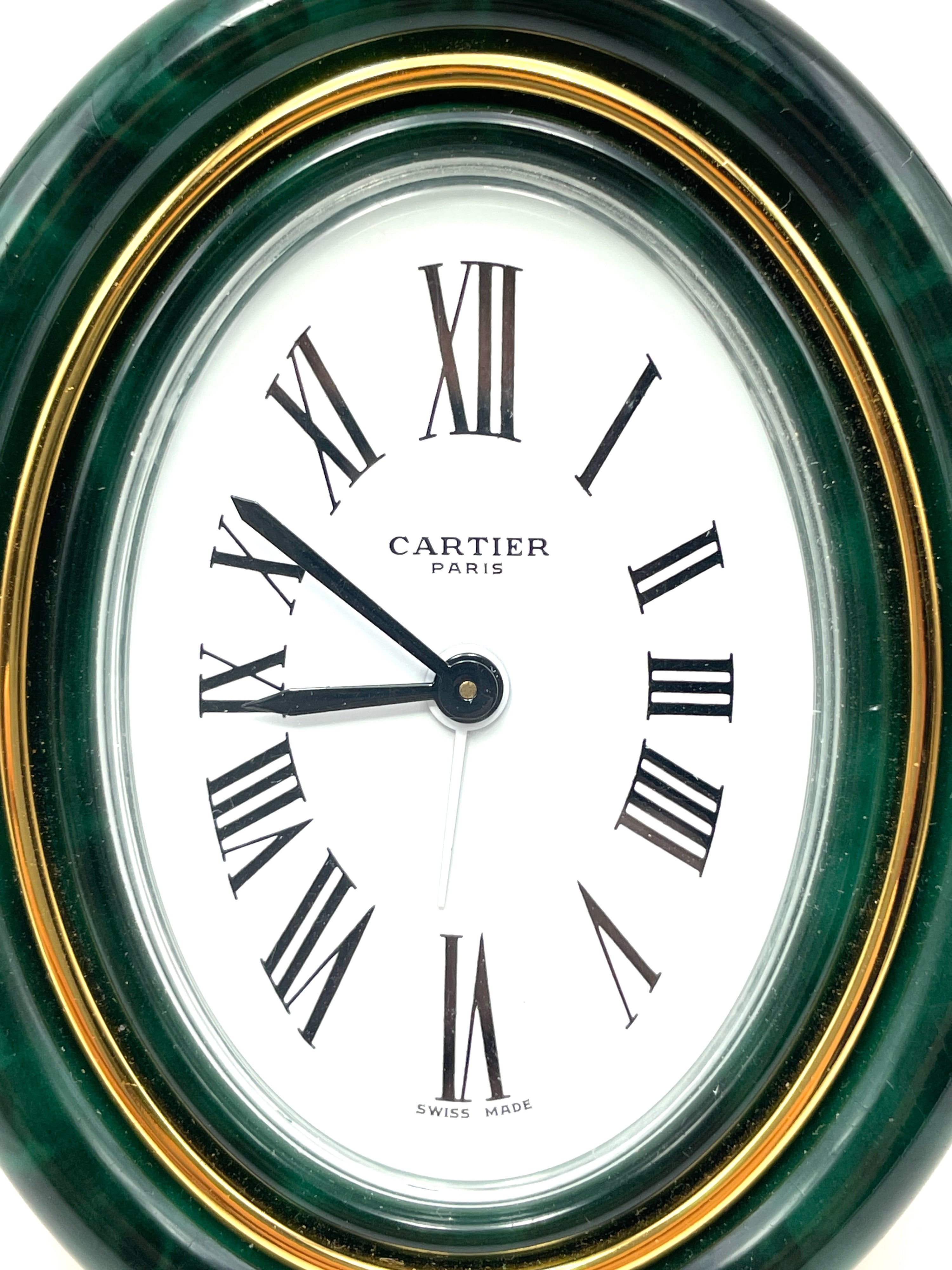 Cartier - Pendulette Ovale - Sveglia Meccanica