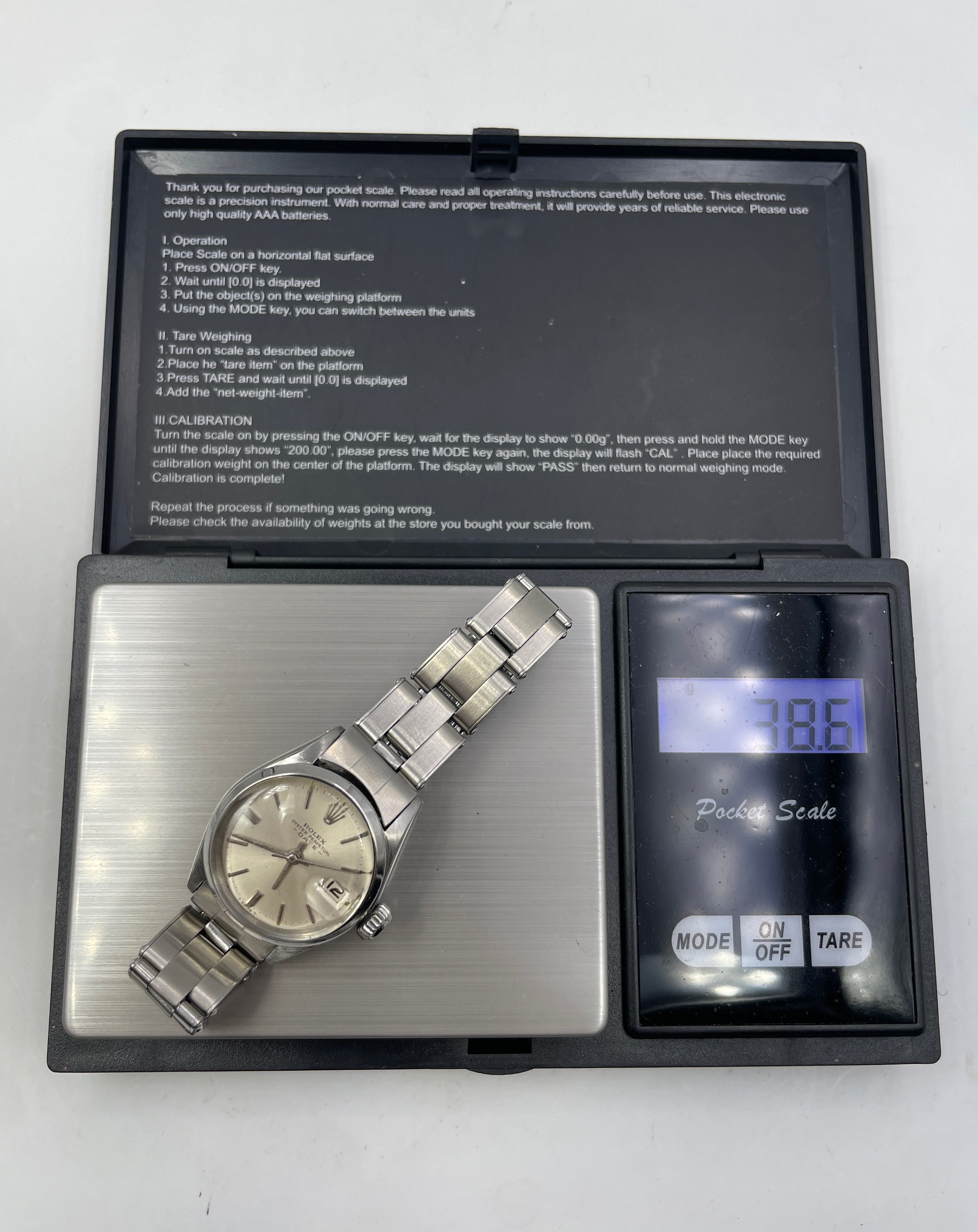 Rolex - Oyster Perpetual Date - 6516 Acciaio - Automatico con Scatola - 1968