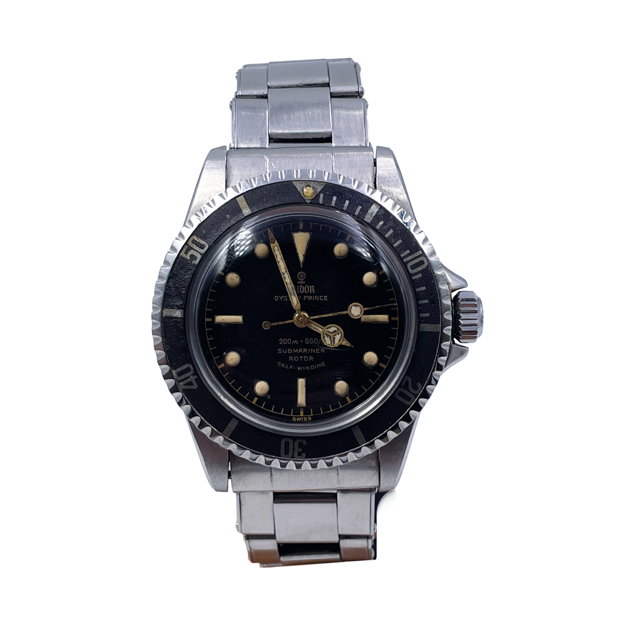Tudor - Submarine 7928 By Rolex Case Bracciale - Vinage 200M - Box Originale