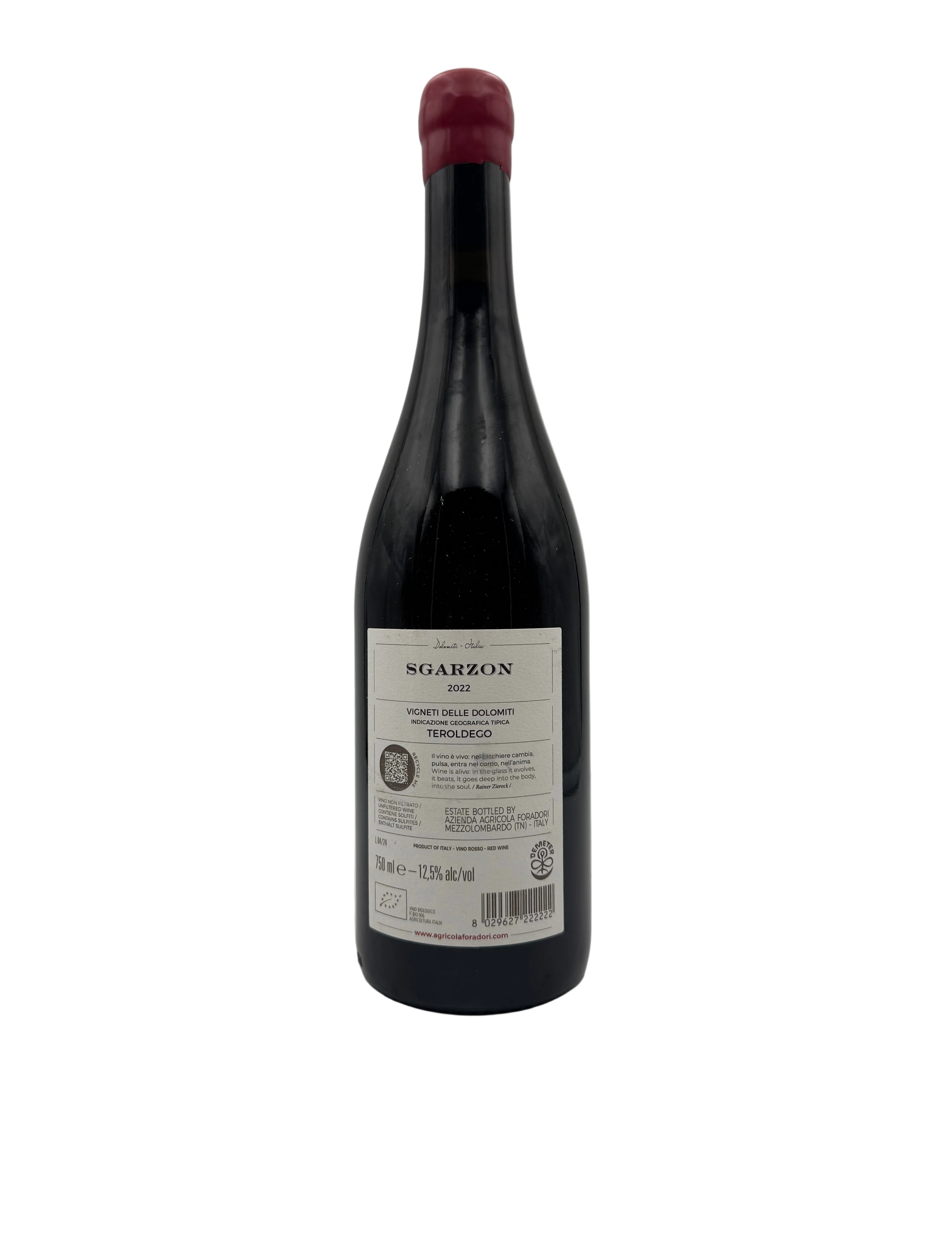 2022 - Foradori - Sgarzon Teroldego Cilindrica