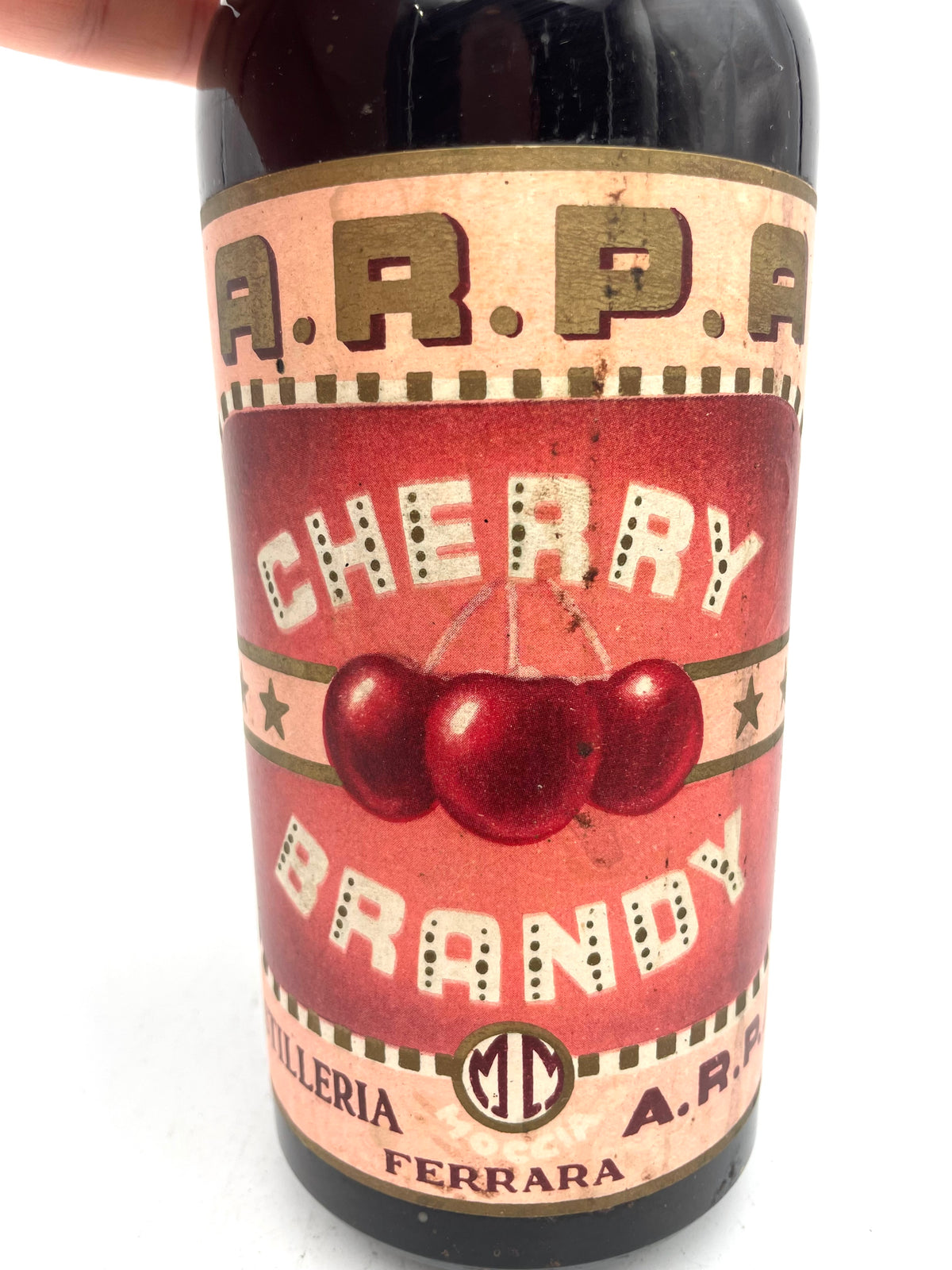 Distilleria A.R.P.A - Cherry Brandy - Sigillo Testa Anni '40s