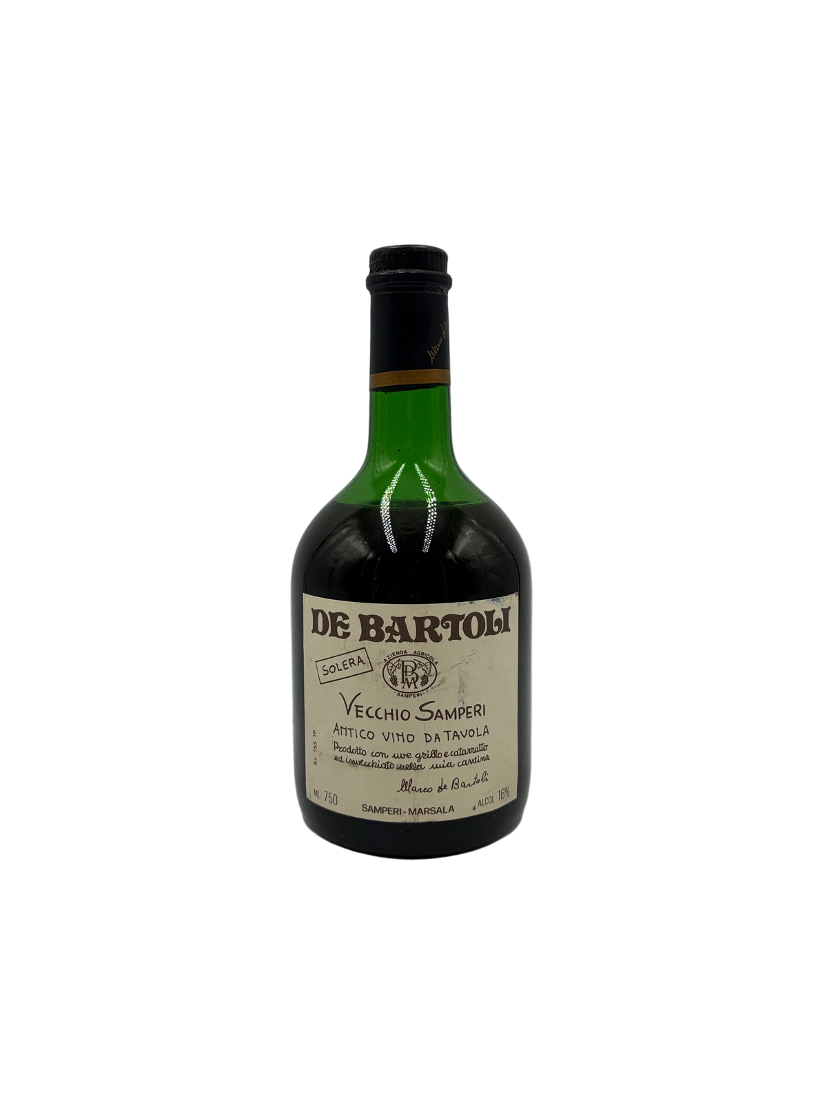 Marco De Bartoli - Vecchio Samperi Solera - Anni '80s - 0,75 L 16%
