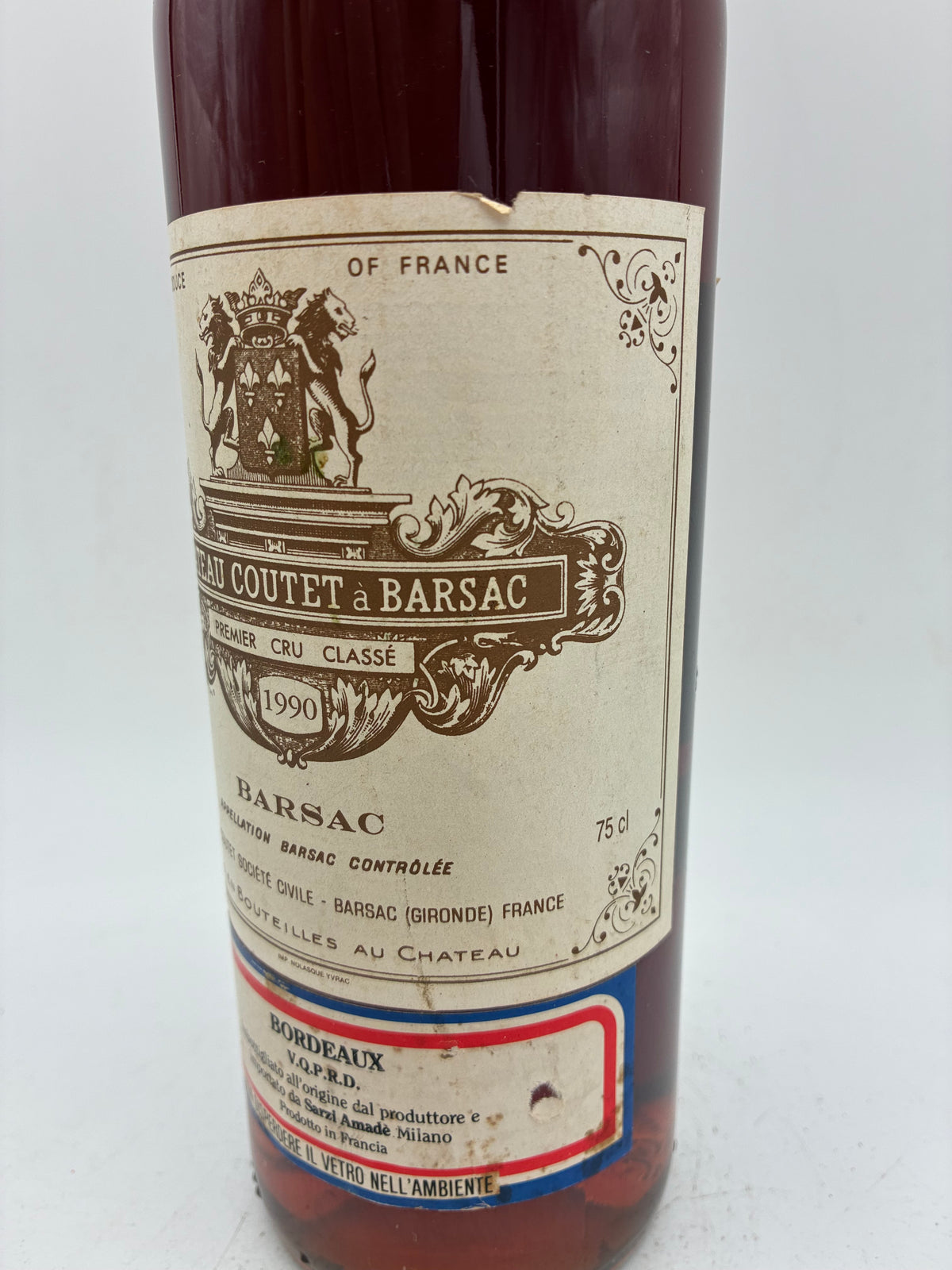 1990 - Chateau Coutet - Barsac Premier Cru Classe