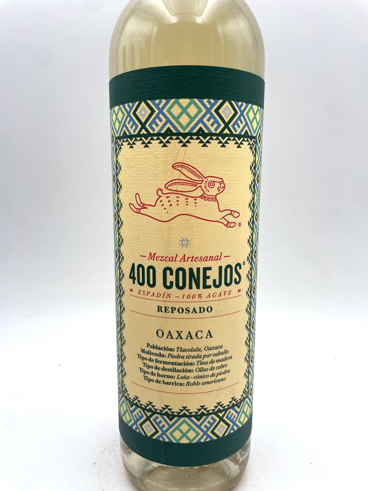 Crista La Santa 400 Conejos - Mezcal Artesanal Reposado