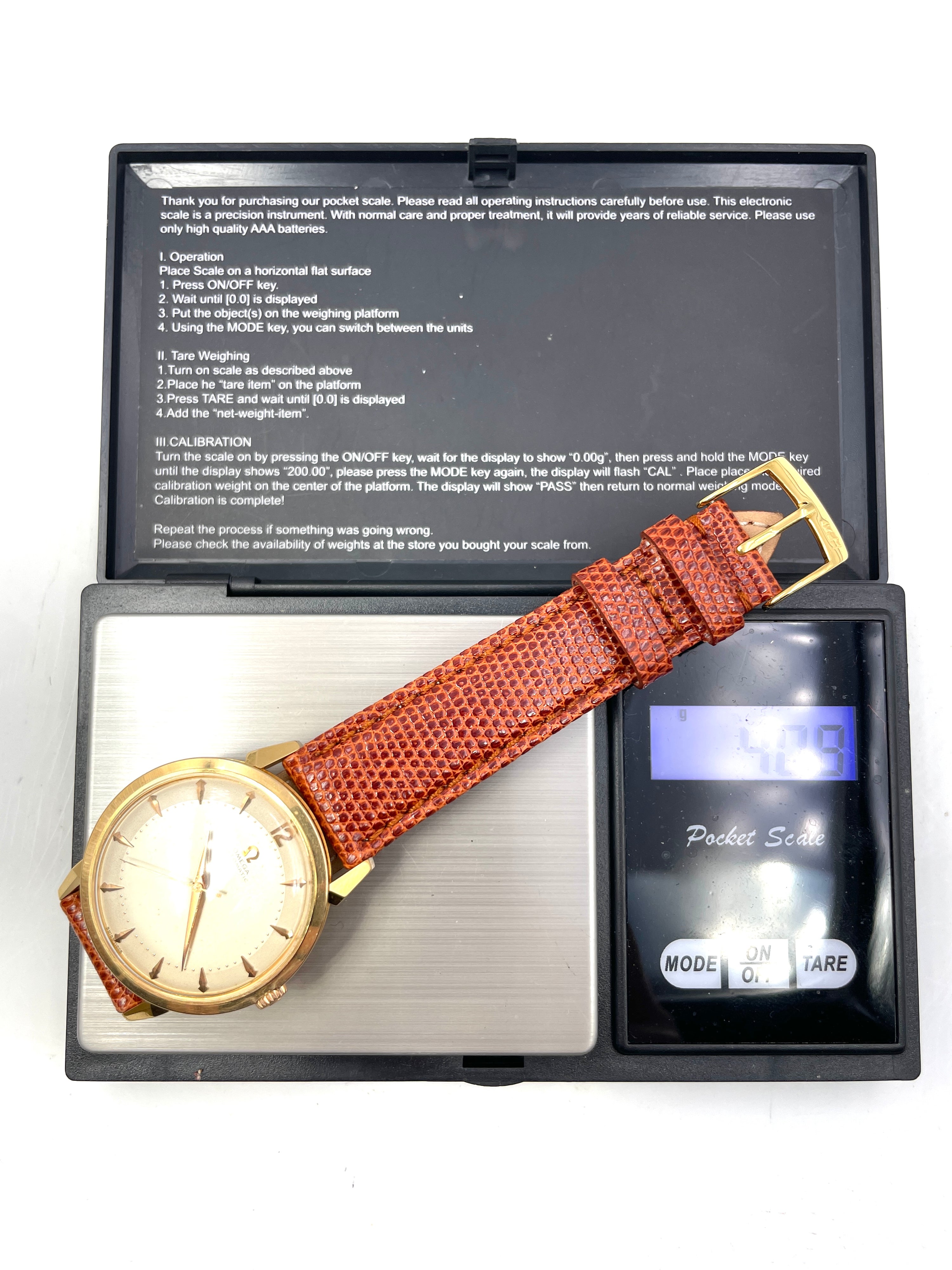 Omega - Automatico Oro 18K - Cal.354 Ref.2710 - Completo di Scatola e di Garanzia - Vintage