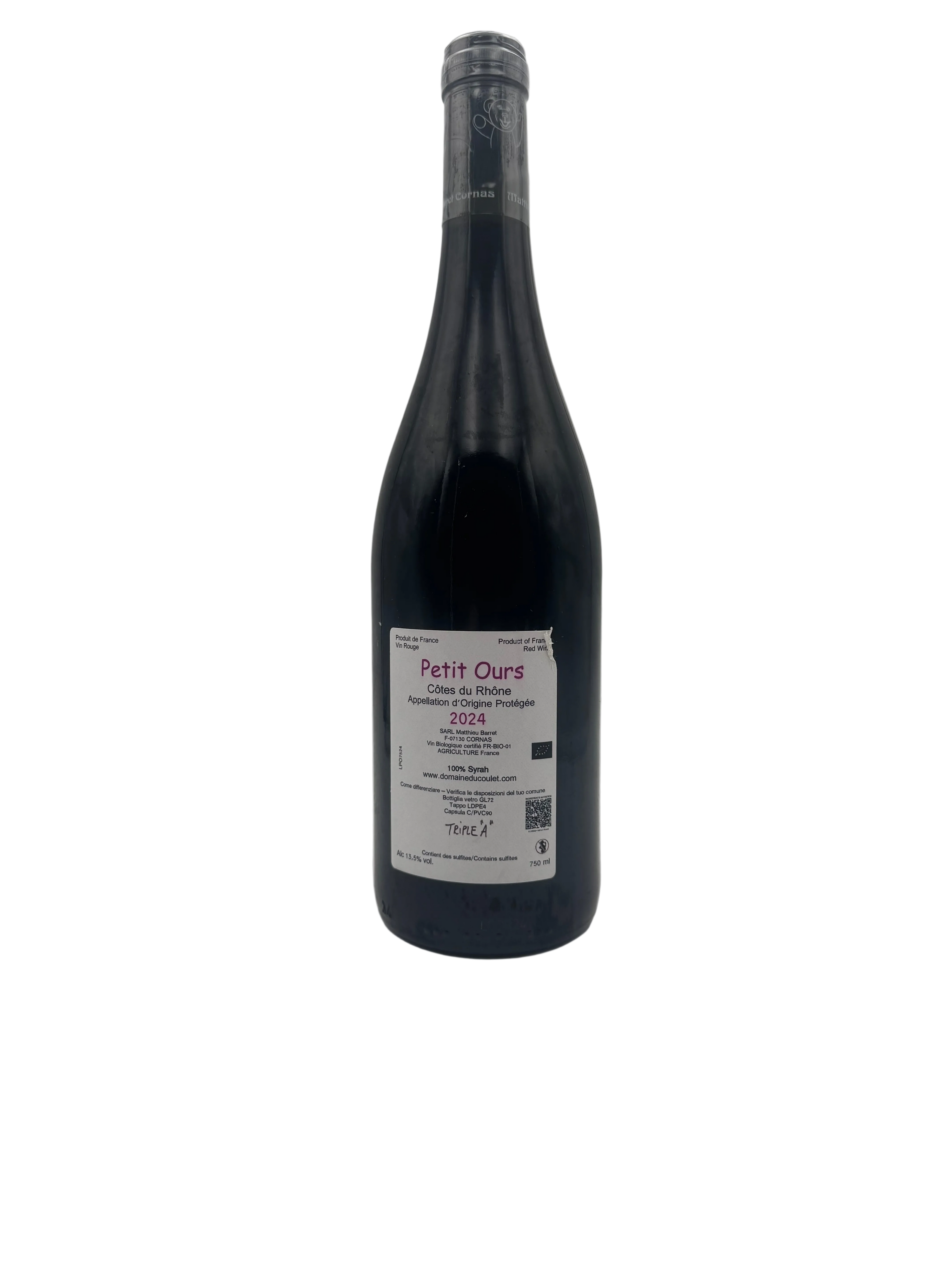 2024 - Domaine du Coulet - Petit Ours