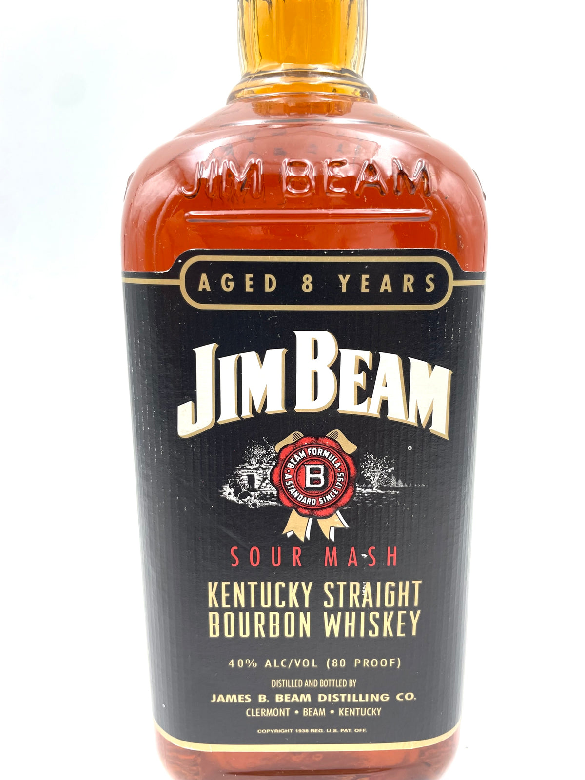 Bottl. 1995 - Jim Beam - 8 YO Sour Mash Kentucky Straight Bourbon Whiskey