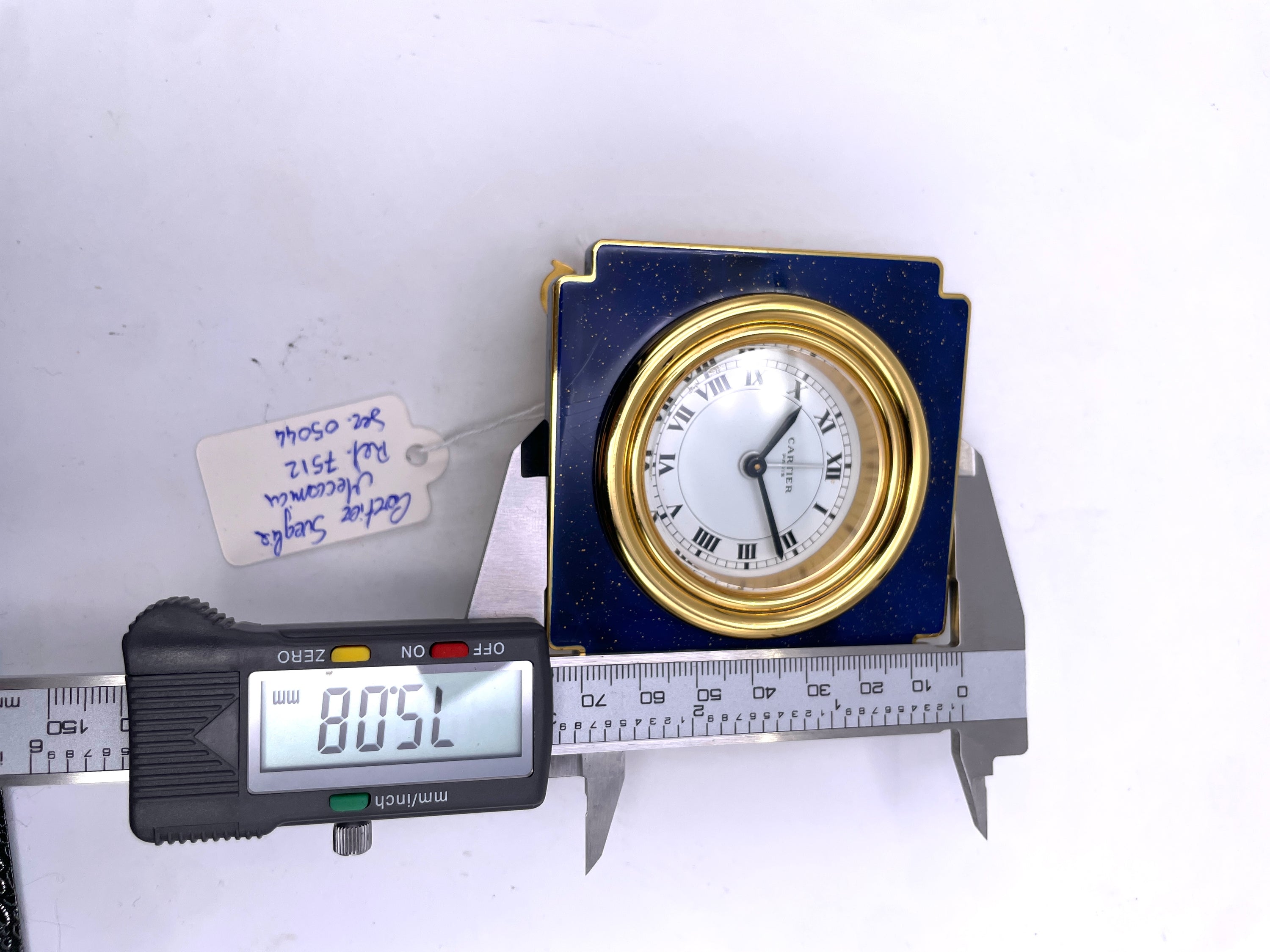 Cartier - Pendulette Squadrato - Sveglia Meccanica