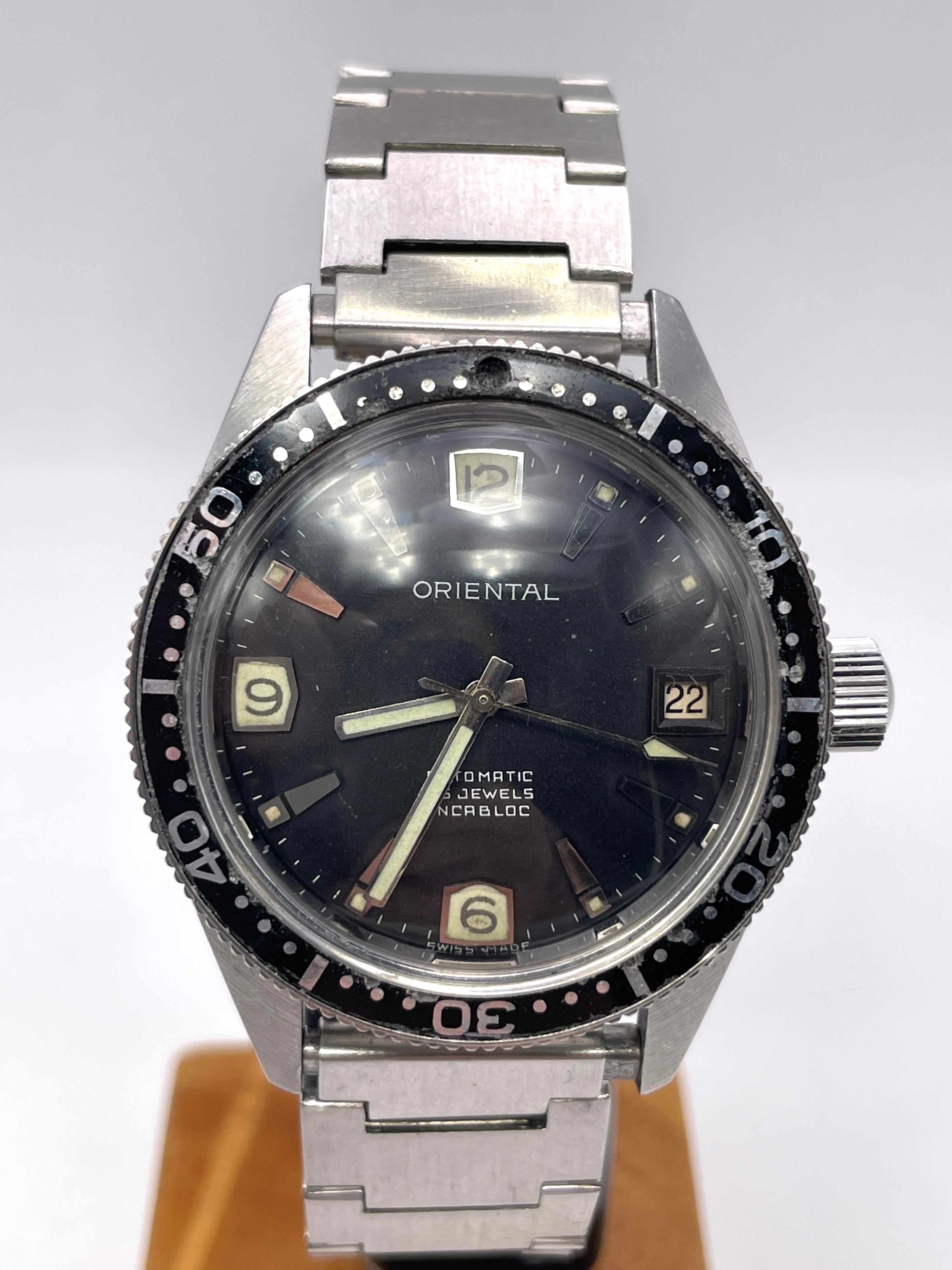 Oriental - Skin Driver Automatic - Vintage 38mm - Raro