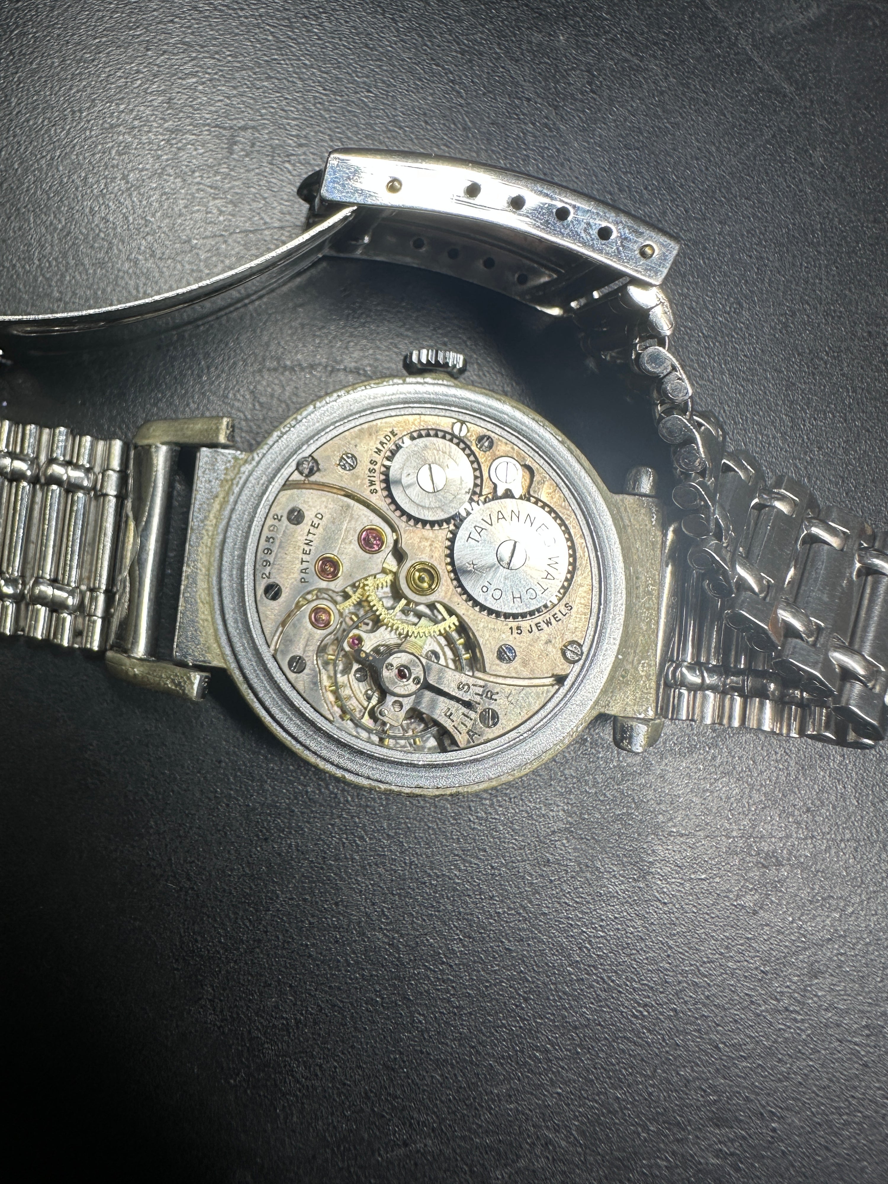 A Marchand La Chaux - De - Fonds - Chrono Landeron 248 - Steel Waterproof - NOS