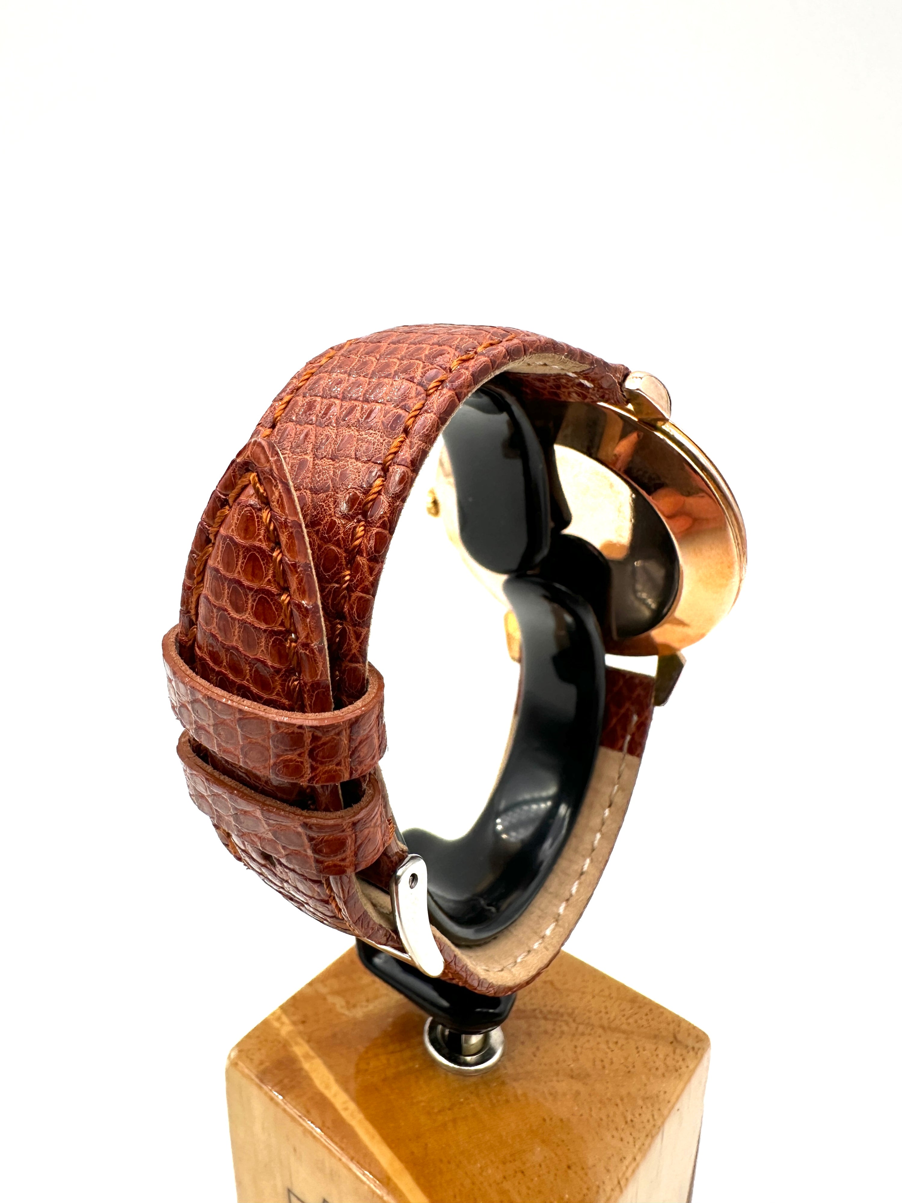 Omega - Automatico Bumper - A Goccia Plaque Oro 80 Micron - Vintage 1950