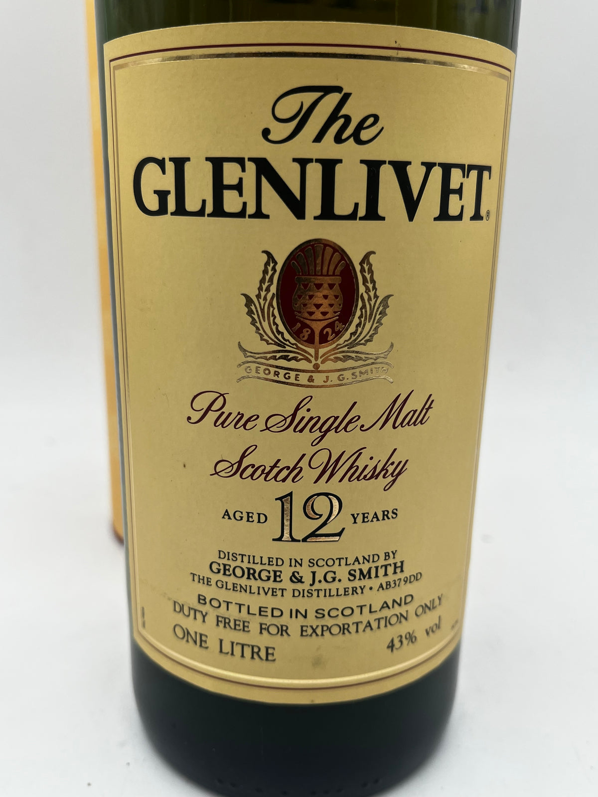 The Glenlivet - 12 YO Pure Single Malt Scotch Whisky - Anni '90s