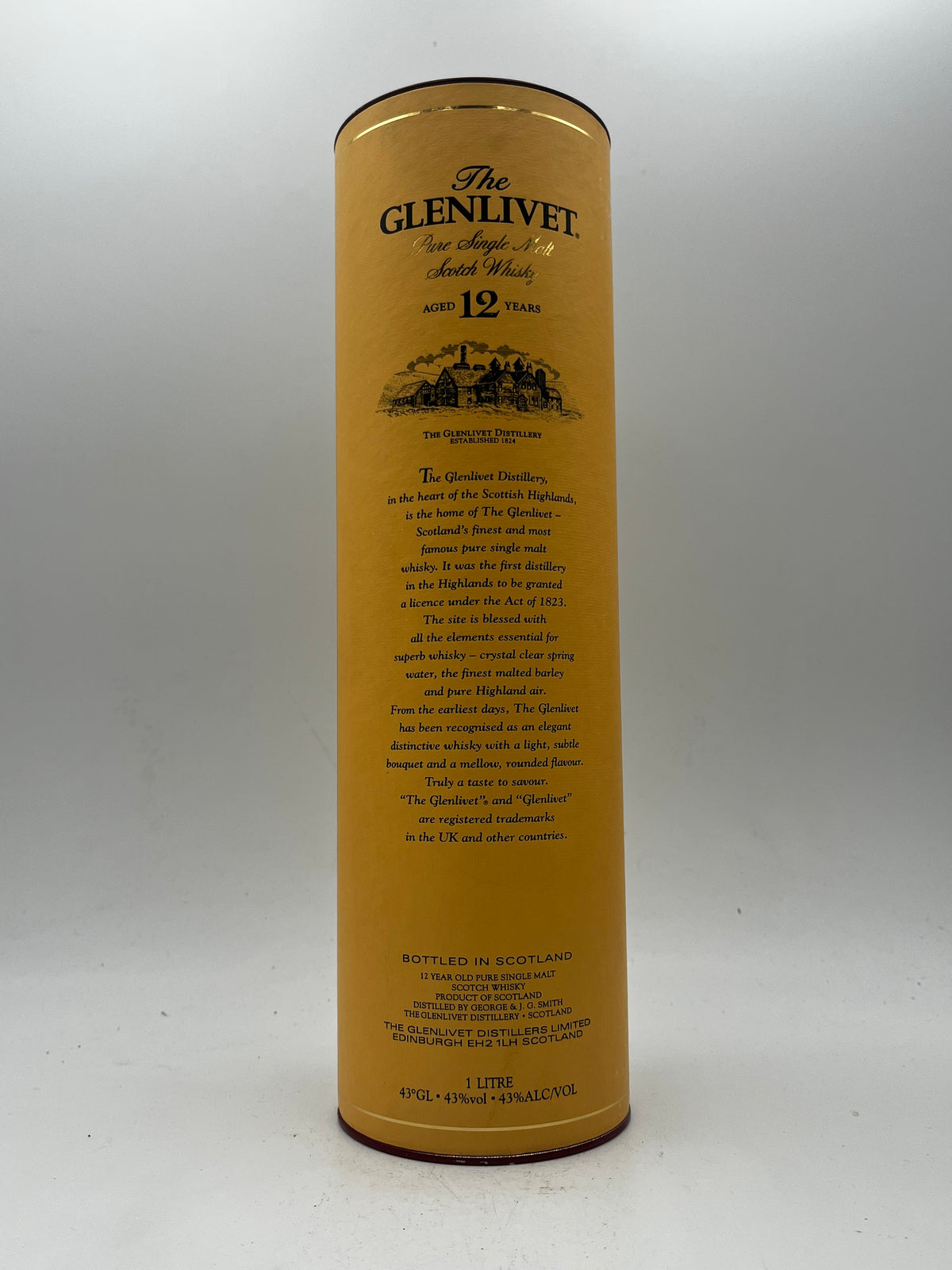 The Glenlivet - 12 YO Pure Single Malt Scotch Whisky - Anni '90s