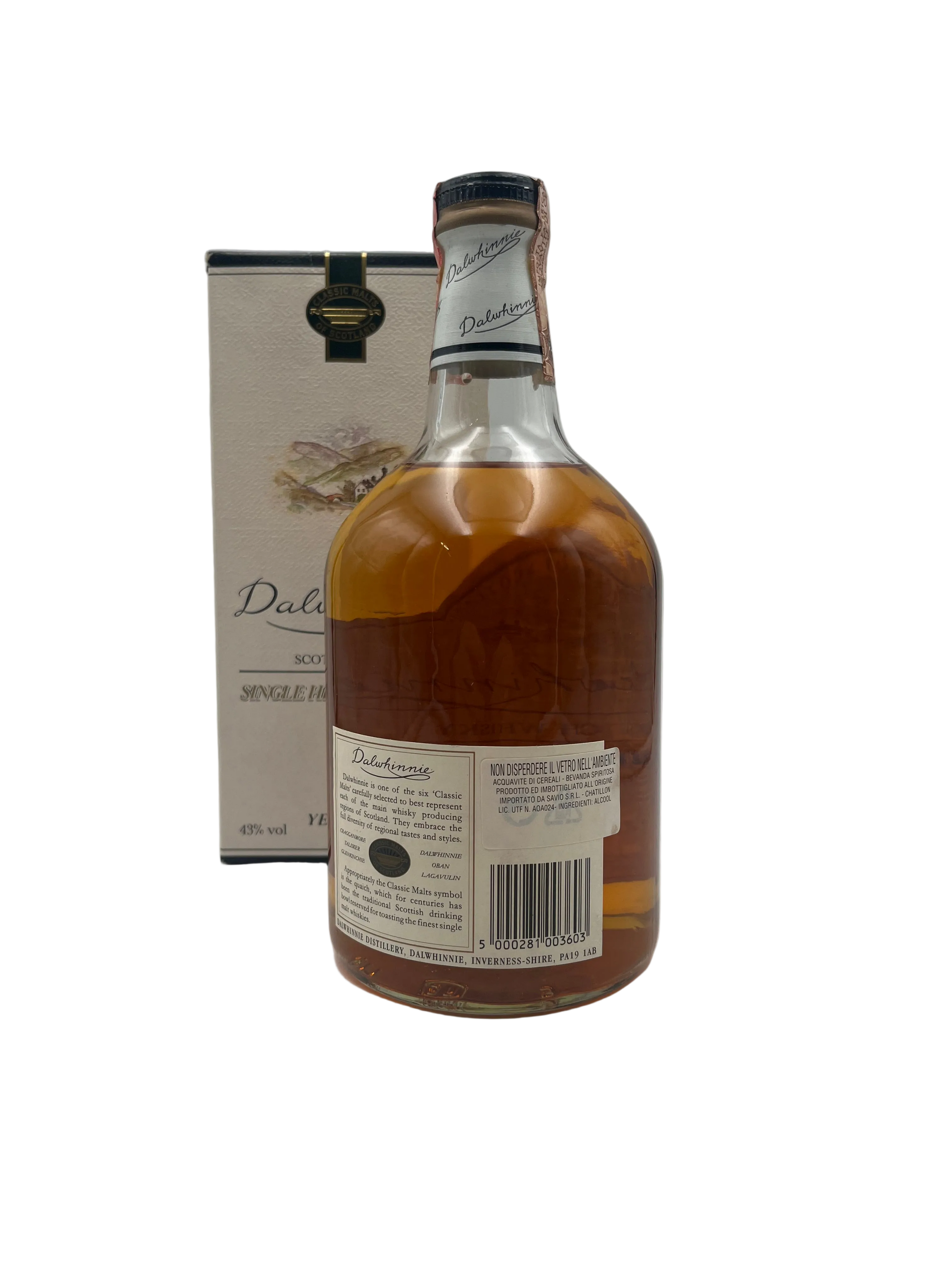 Dalwhinnie - 15 YO Single Highland Malt Scotch Whisky - Anni '80s