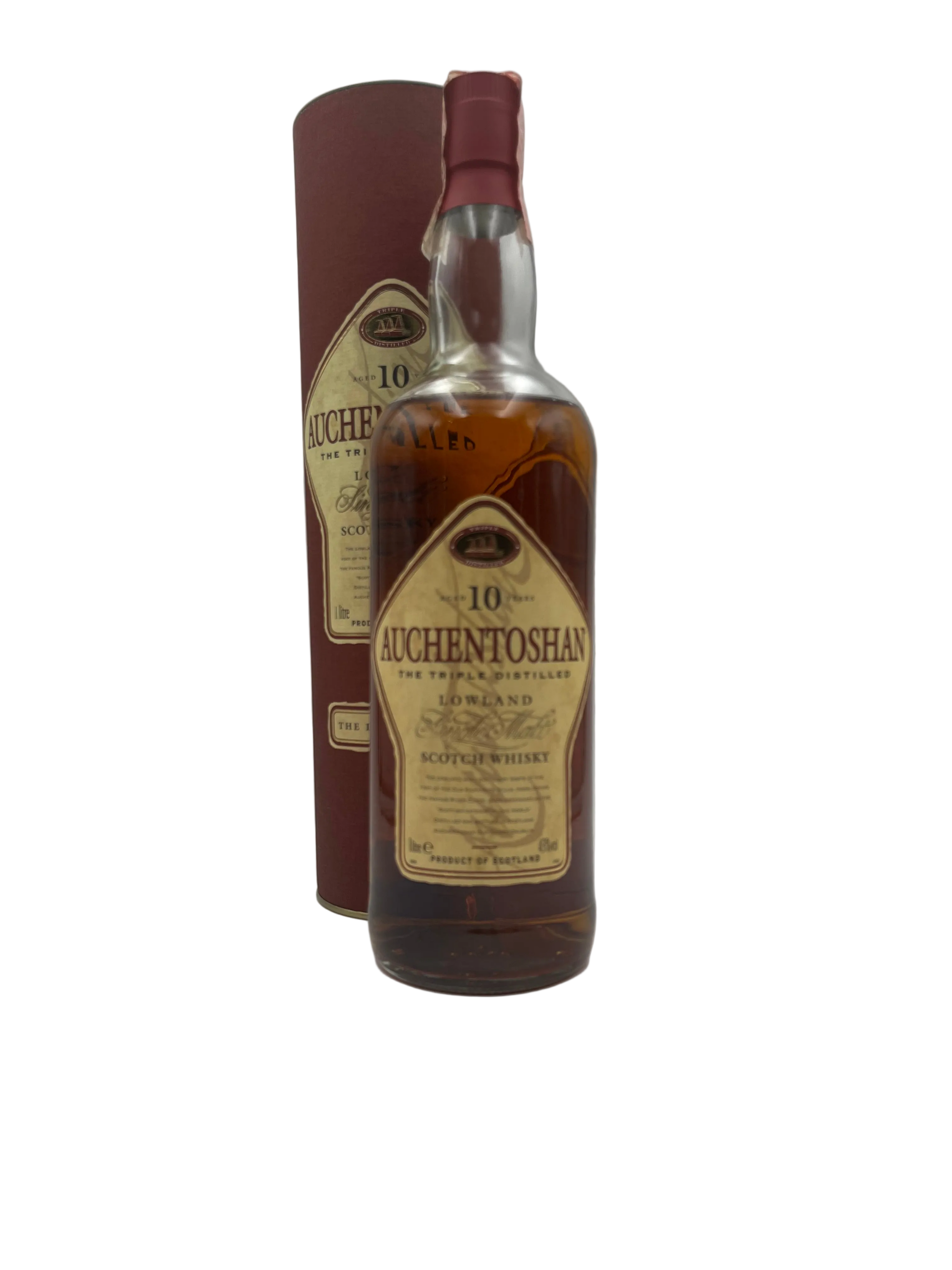 Auchentoshan - 10 YO Lowland Single Malt Scotch Whisky - Anni '90s