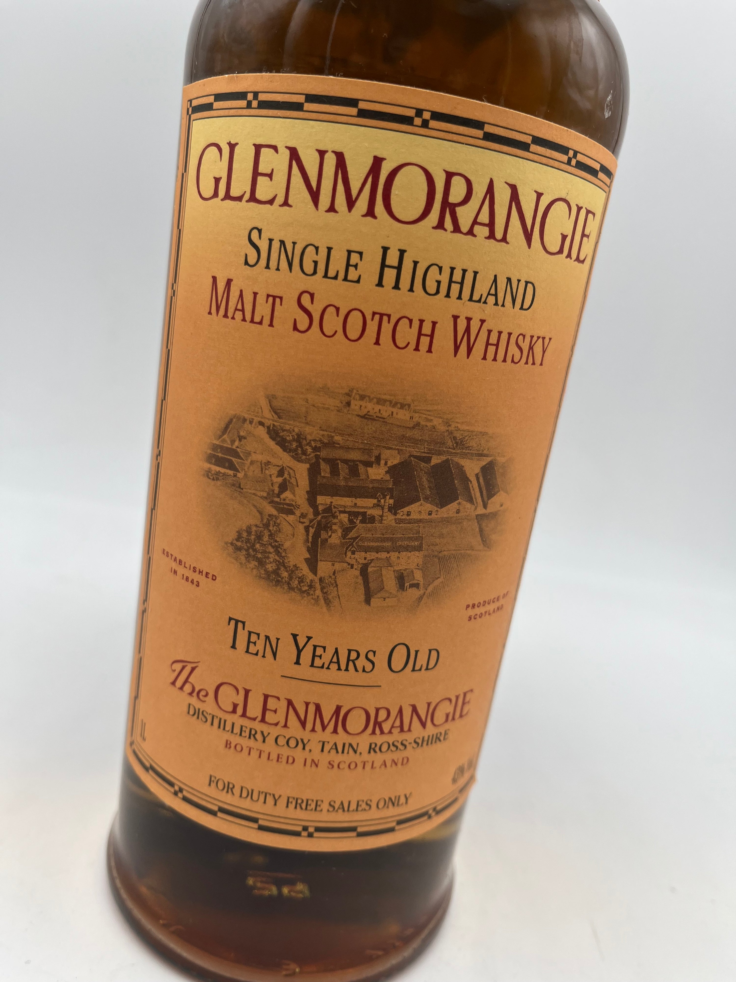 Glenmorangie - 10 YO Single Highland Malt Scotch Whisky - Anni '80s