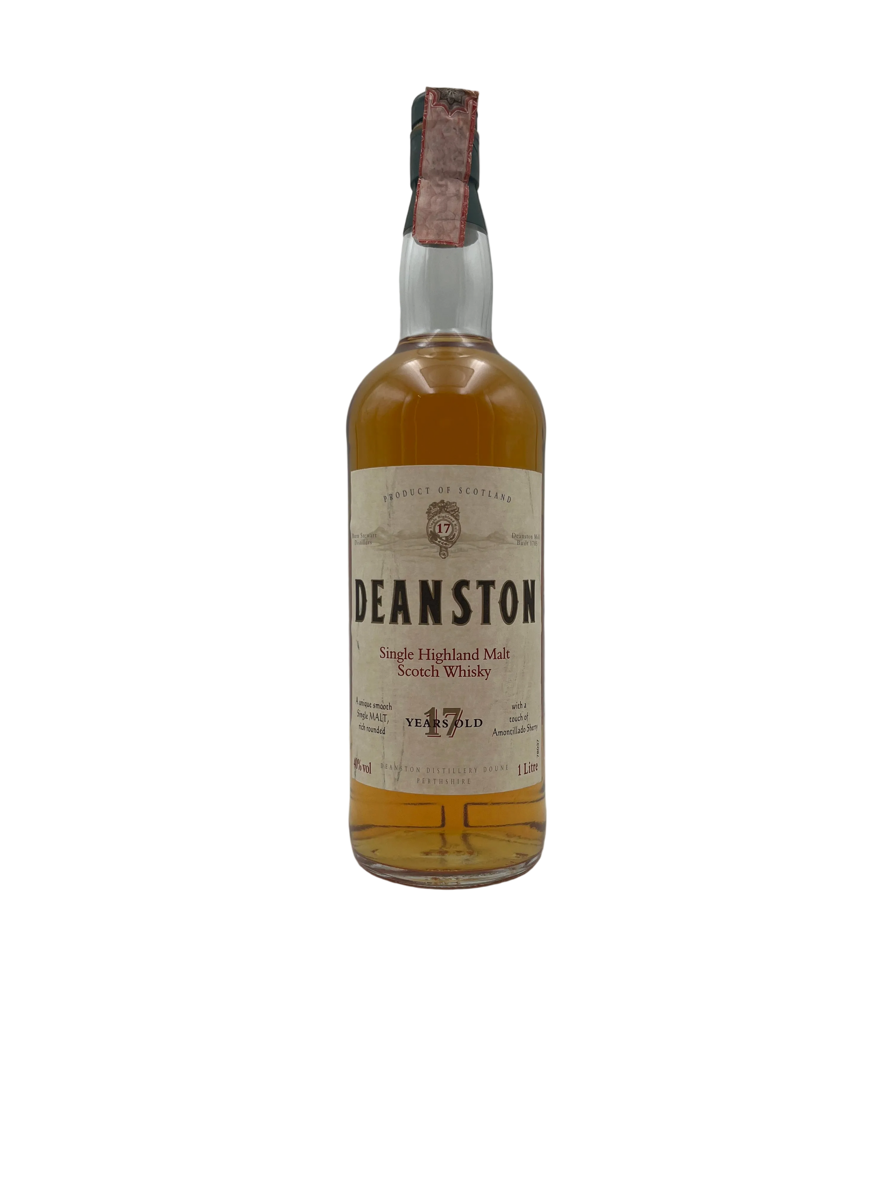 Deanston - 17 YO Single Highland Malt Scotch Whisky - Anni '80s