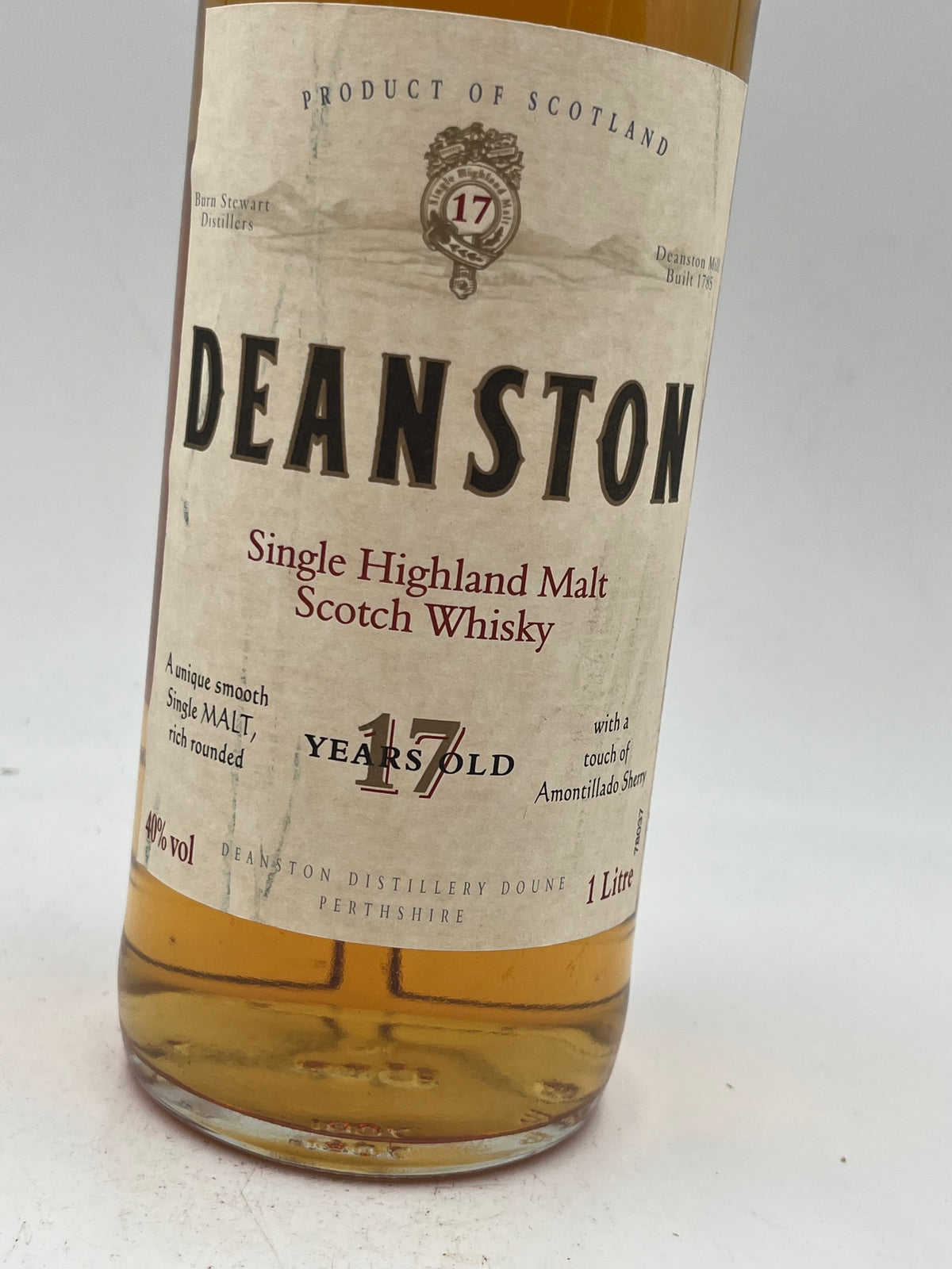 Deanston - 17 YO Single Highland Malt Scotch Whisky - Anni '80s