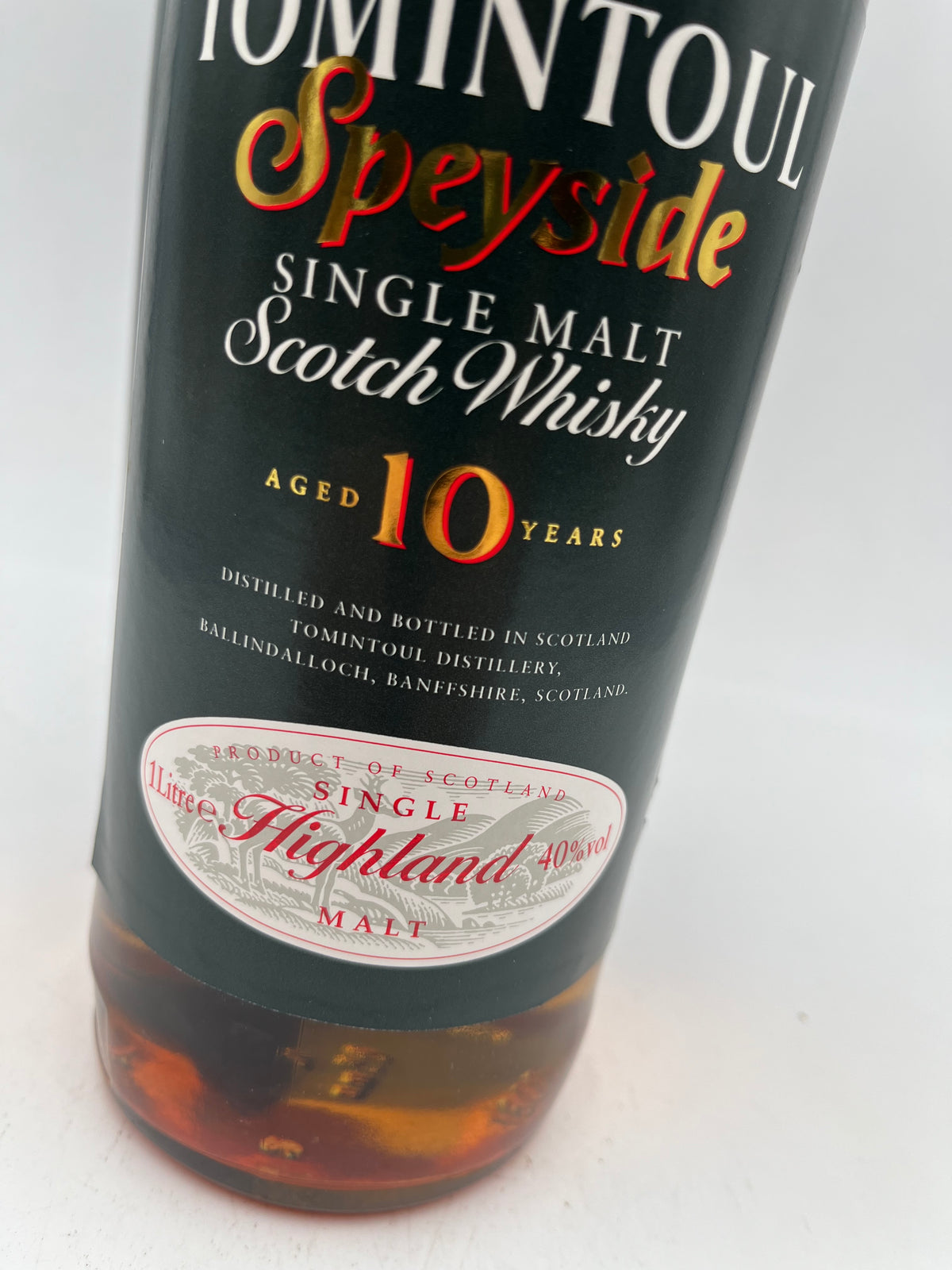 Tomintoul - 10 YO Speyside Single Malt Scotch Whisky - Anni '00s