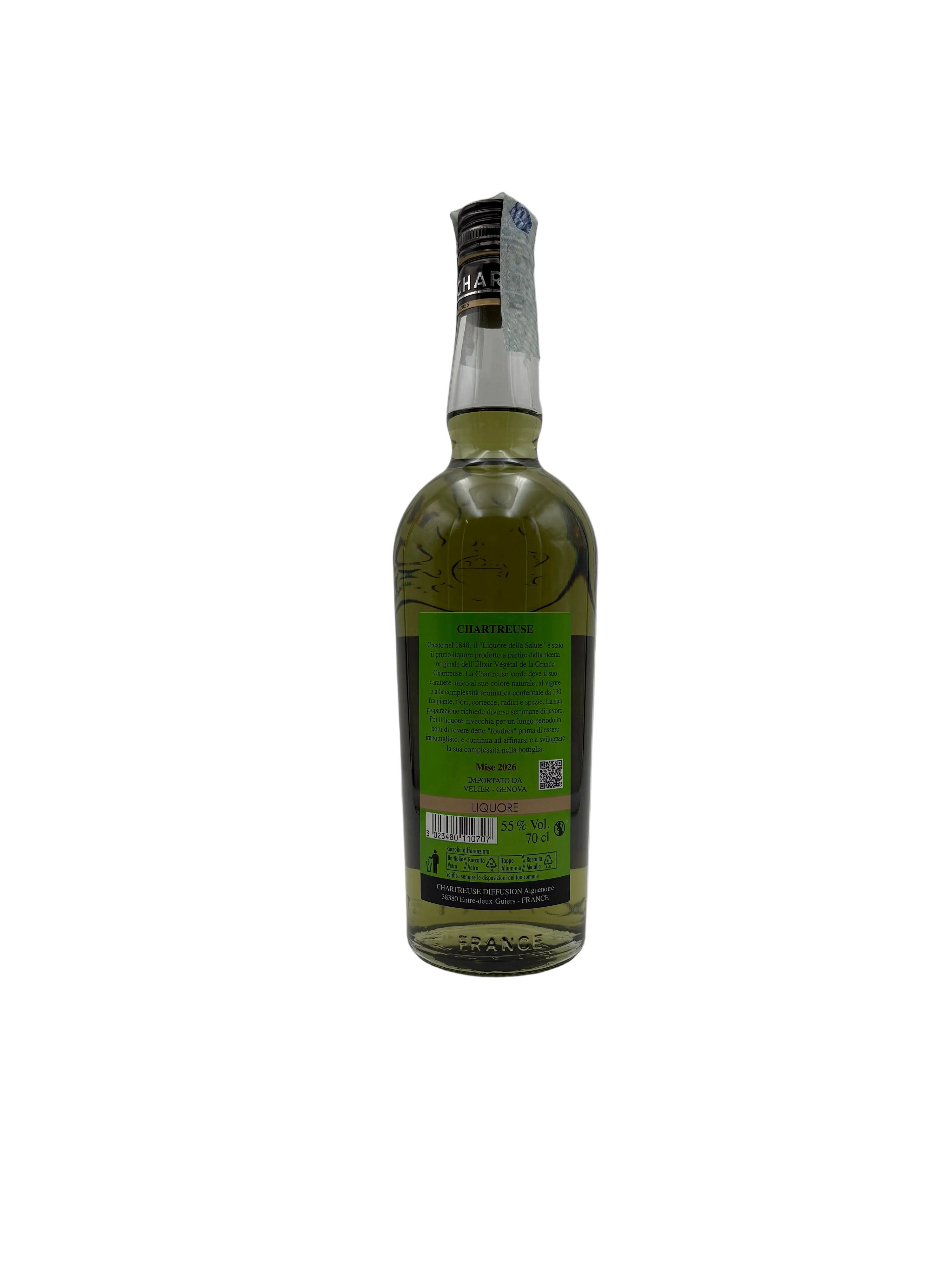 Chartreuse - Verte- Liqueur - Bottled in 2026